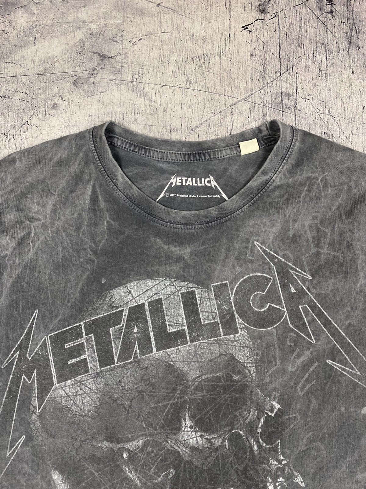 Band Tees Metallica 2020 Y2K Faded Designer T Shirt Tee Size US M / EU 48-50 / 2 - 5 Thumbnail