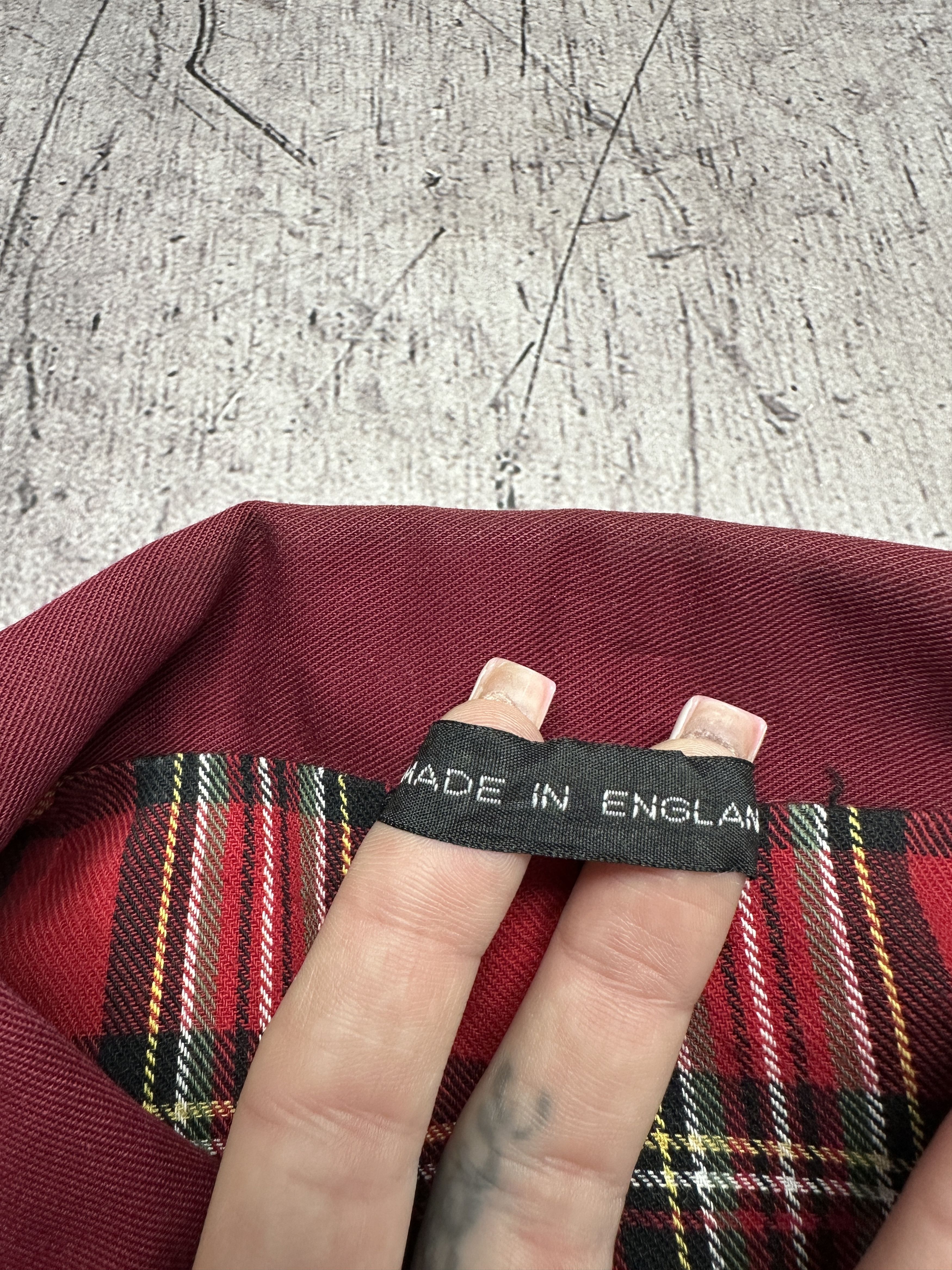 Vintage England Vintage Mens Plaid Lined Collared Jacket Size US XL / EU 56 / 4 - 3 Thumbnail