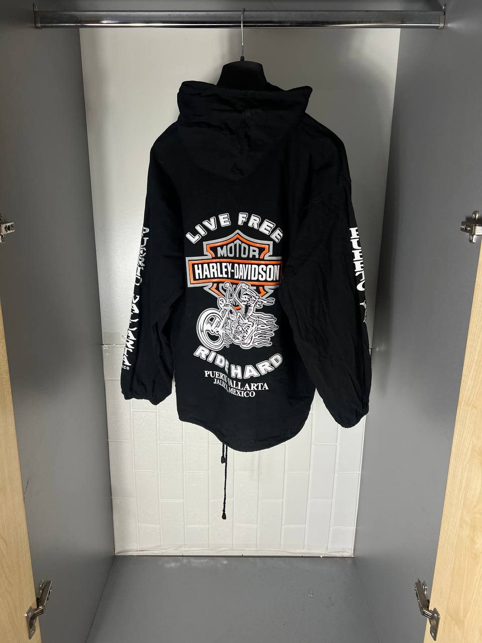 Harley Davidson VINTAGE HARLEY DAVIDSON RETRO JACKET MOTORCYCLE Y2K 90s USA Size US M / EU 48-50 / 2 - 1 Thumbnail
