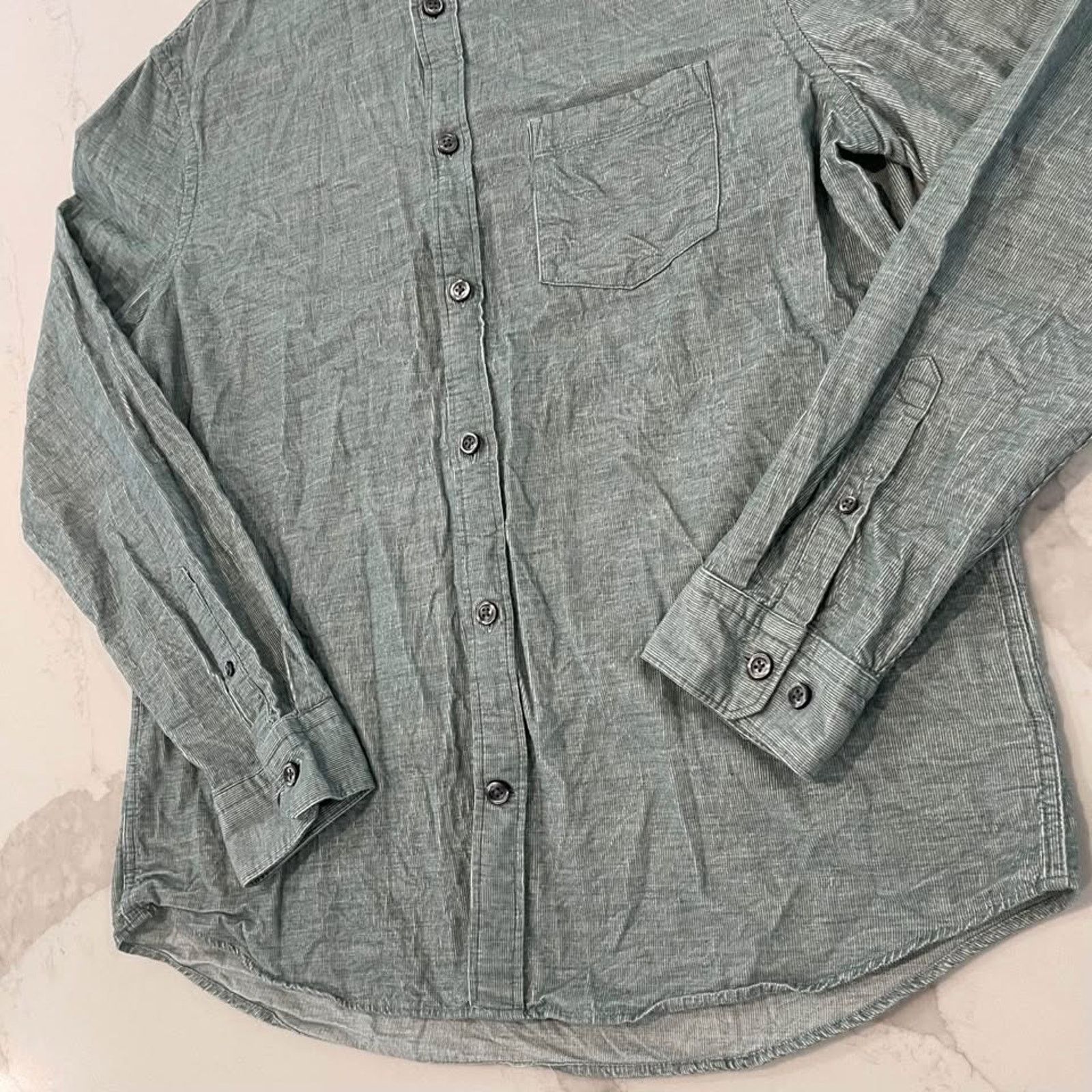 Express Express Button Up Long Sleeve Shirt Corduroy Men's Medium Size US M / EU 48-50 / 2 - 2 Thumbnail