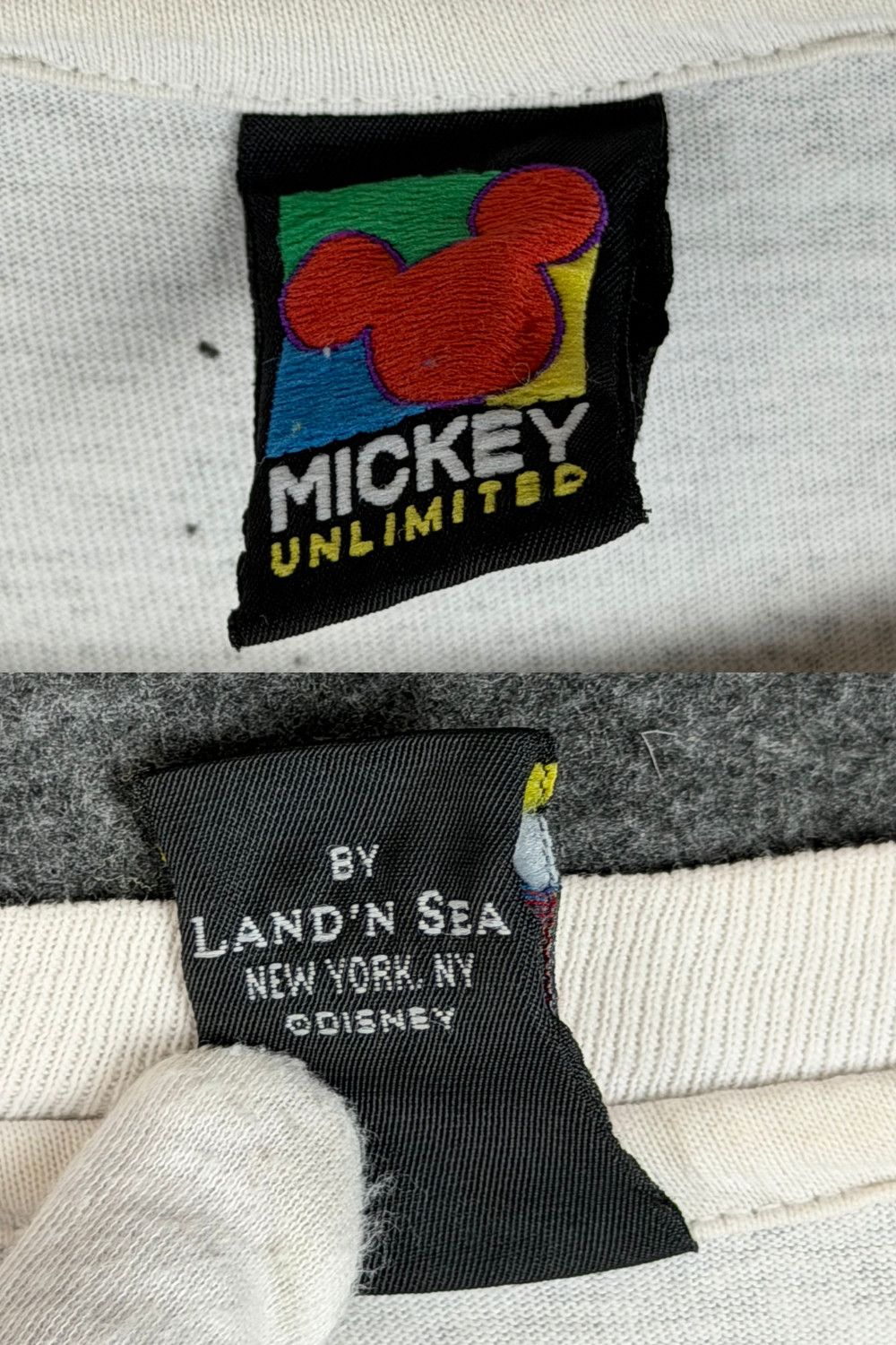 Mickey Unlimited 90s Mickey Unlimited AOP Heart Graphic Tee (Single Stitch) Size US XL / EU 56 / 4 - 3 Thumbnail