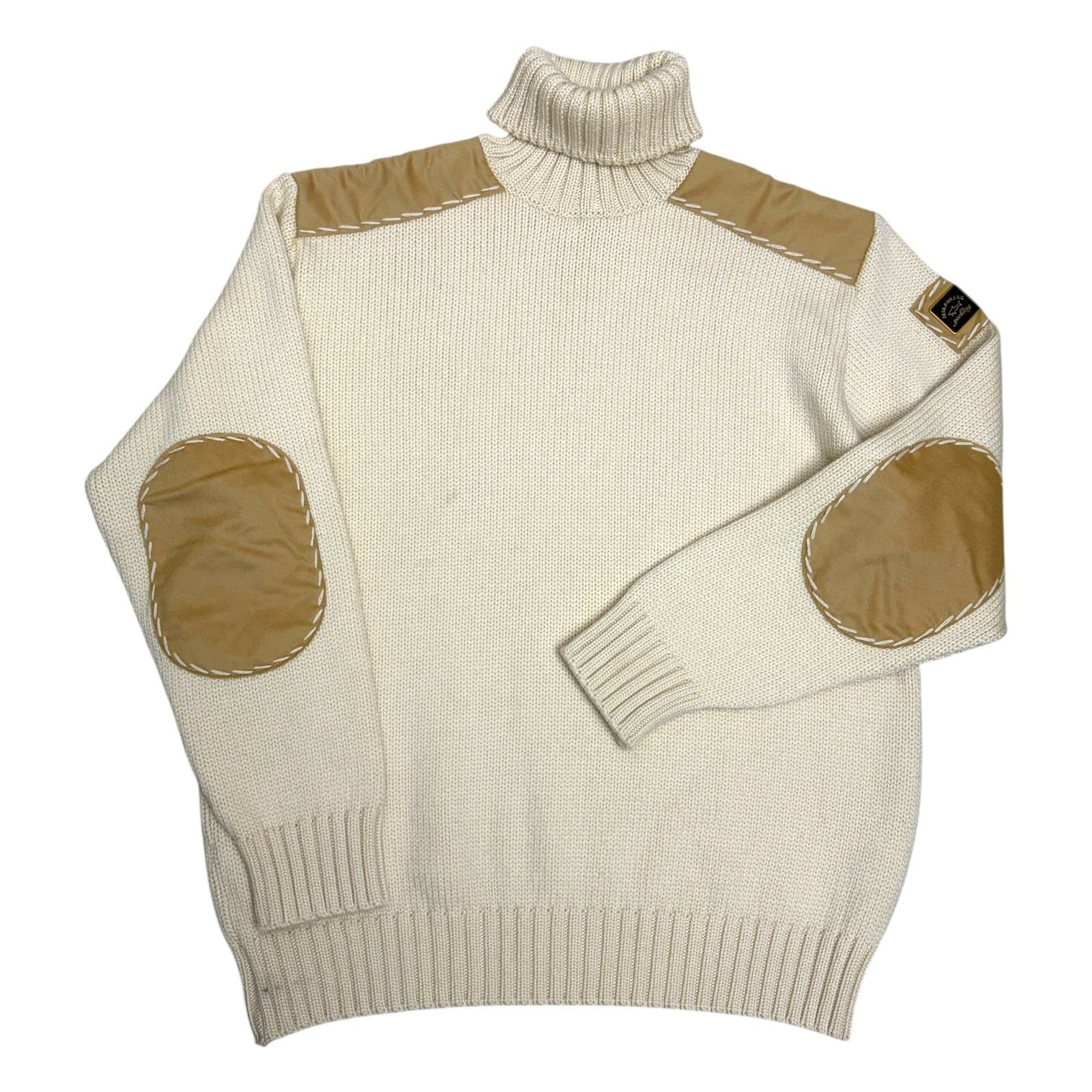 Paul & Shark $1,000 PAUL & SHARK Yachting Wool Sweater Turtleneck Large Size US L / EU 52-54 / 3 - 1 Thumbnail
