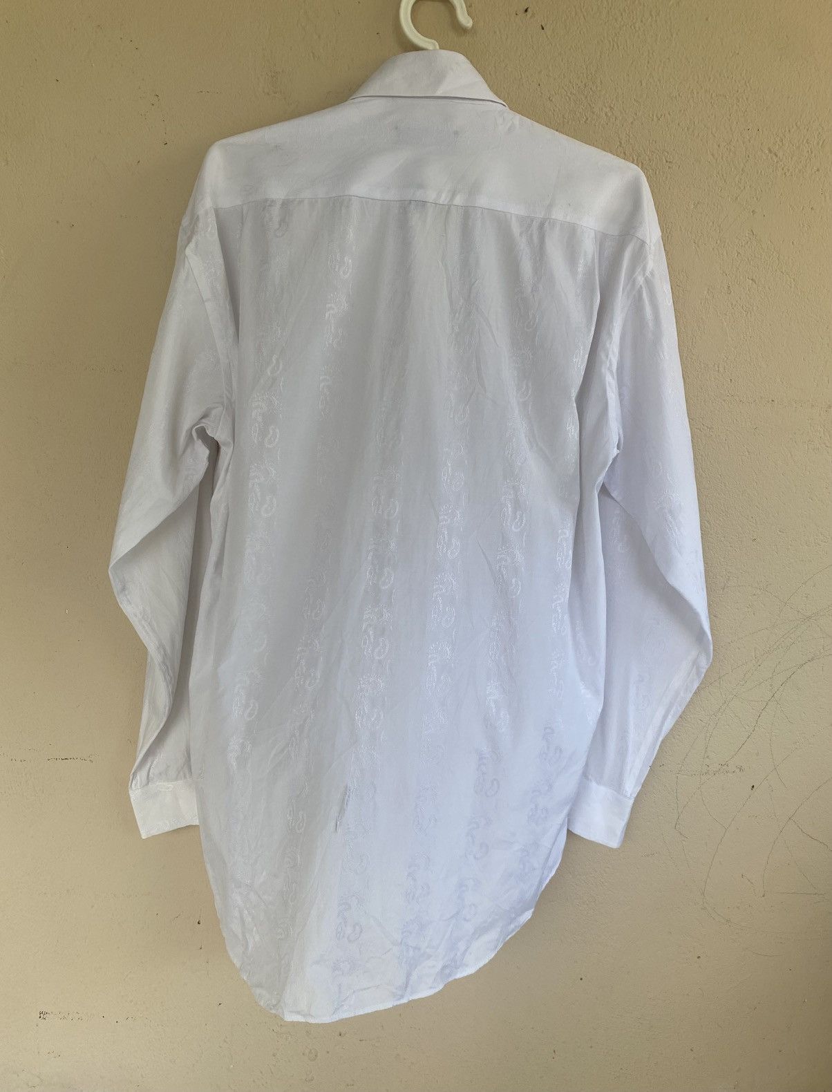 Balenciaga Balenciaga Paisley Stripe Shirts Size US M / EU 48-50 / 2 - 2 Thumbnail