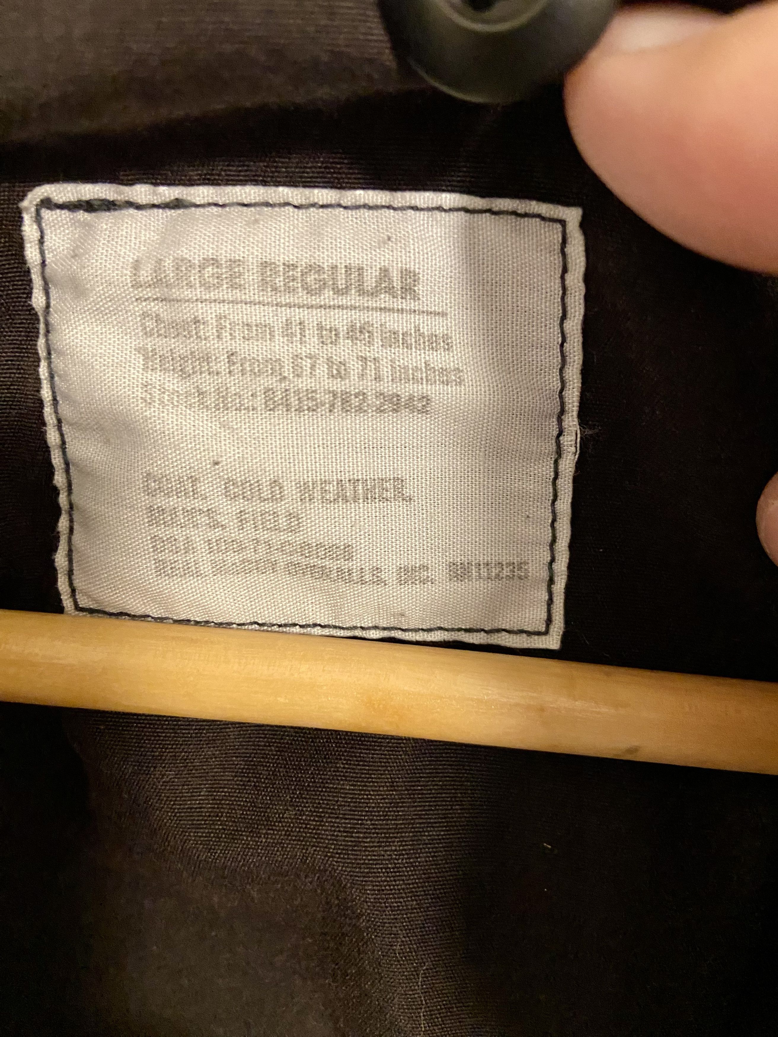 The Real McCoy's Black Overdyed M-65 Size US L / EU 52-54 / 3 - 6 Thumbnail