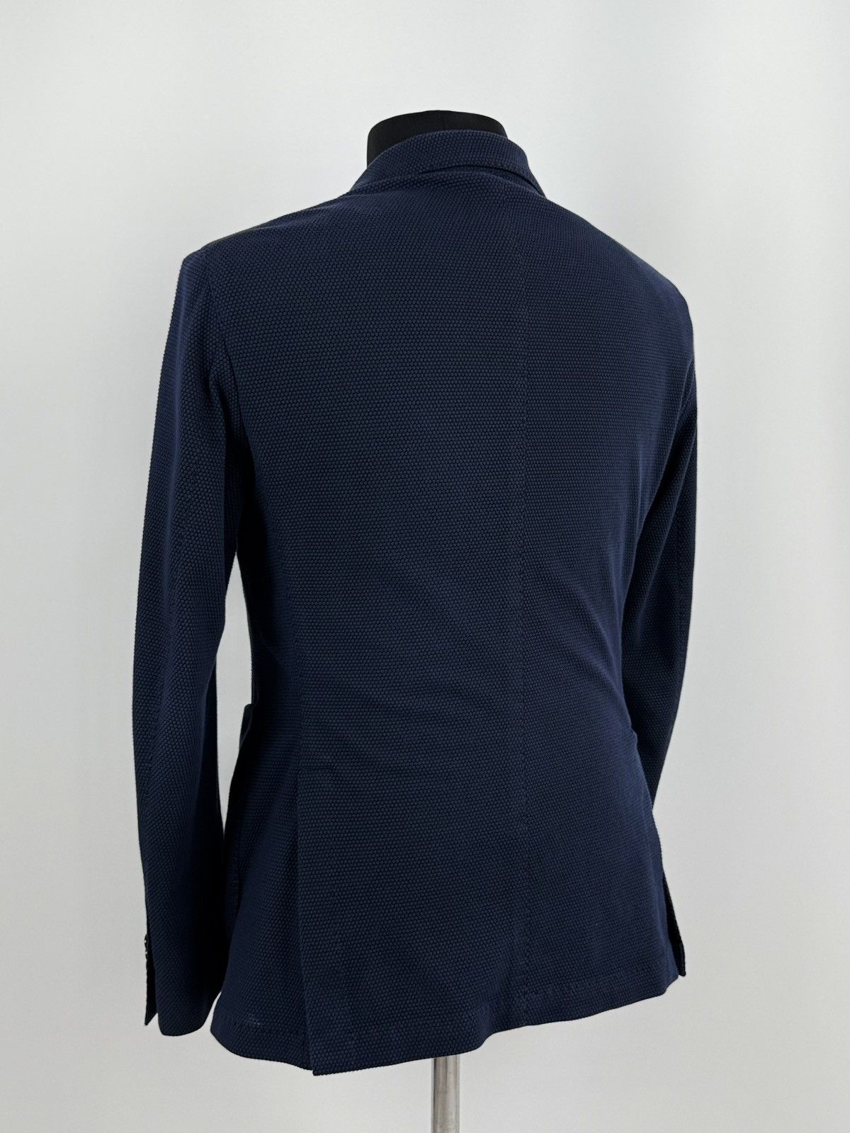 L.B.M. 1911 L.B.M. 1911 Texture Blue Blazer Size 48R - 2 Thumbnail