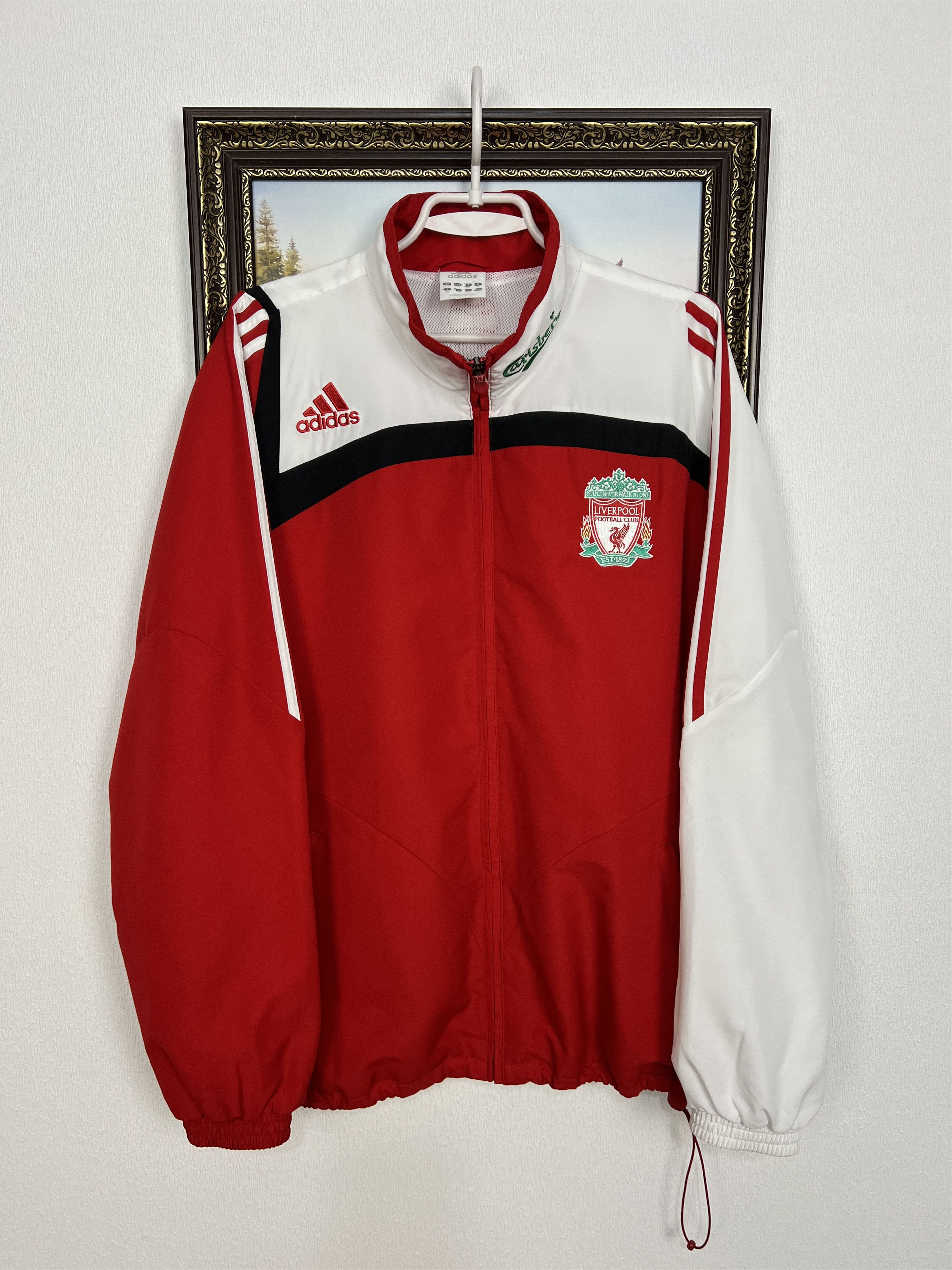 Adidas Vintage Liverpool Football Jacket Soccer Track Top Zip YNWA Size US L / EU 52-54 / 3 - 1 Thumbnail