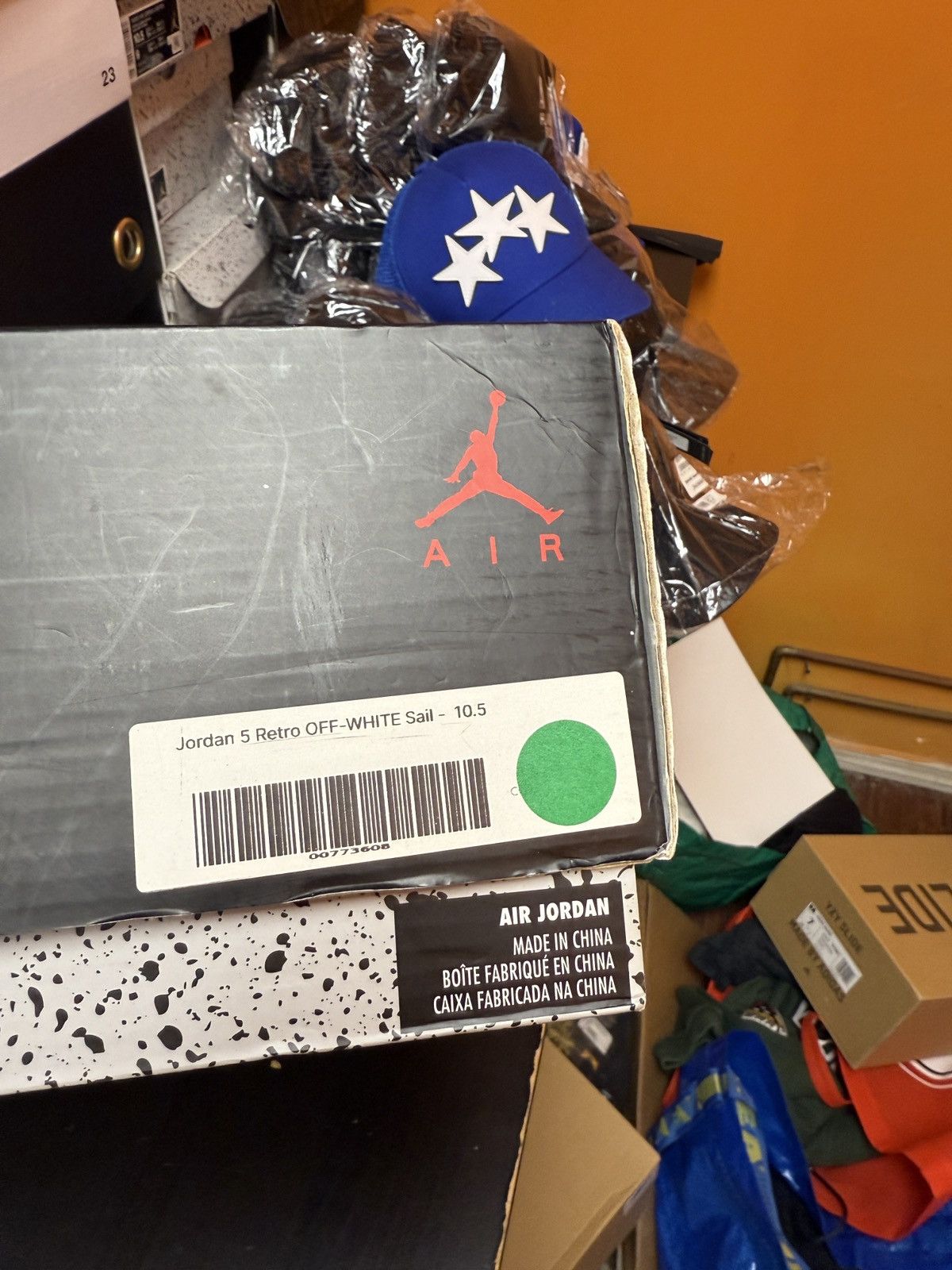 Nike Off White Jordan 5 Sails Size US 10.5 / EU 43-44 - 11 Thumbnail