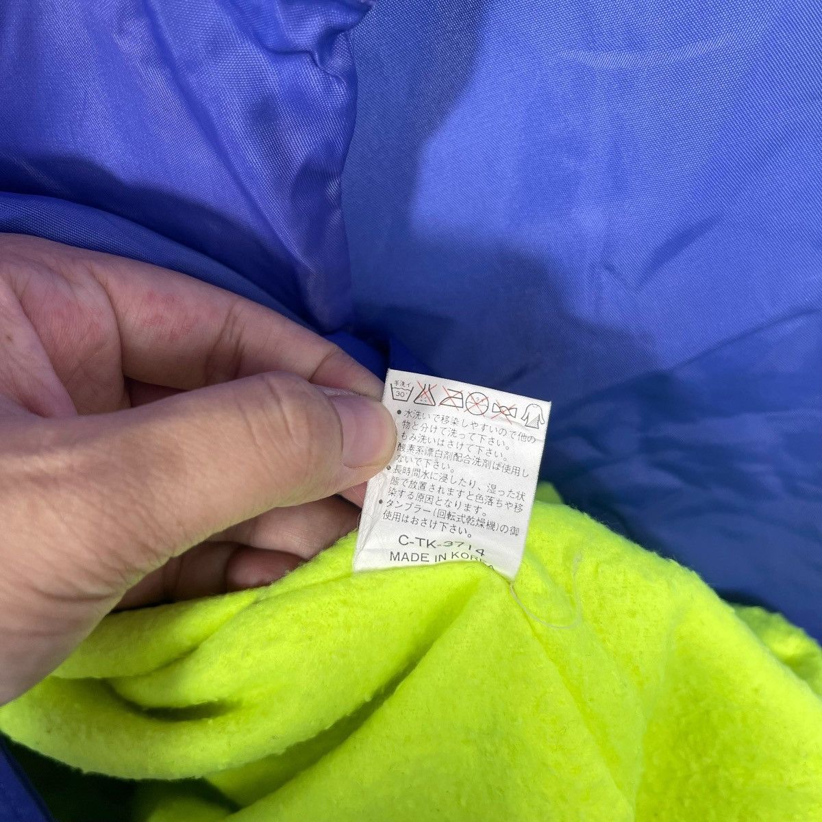 Coach Vintage The Ski USA Coach Jacket Fleece Lined Blue Neon Size US XL / EU 56 / 4 - 9 Thumbnail