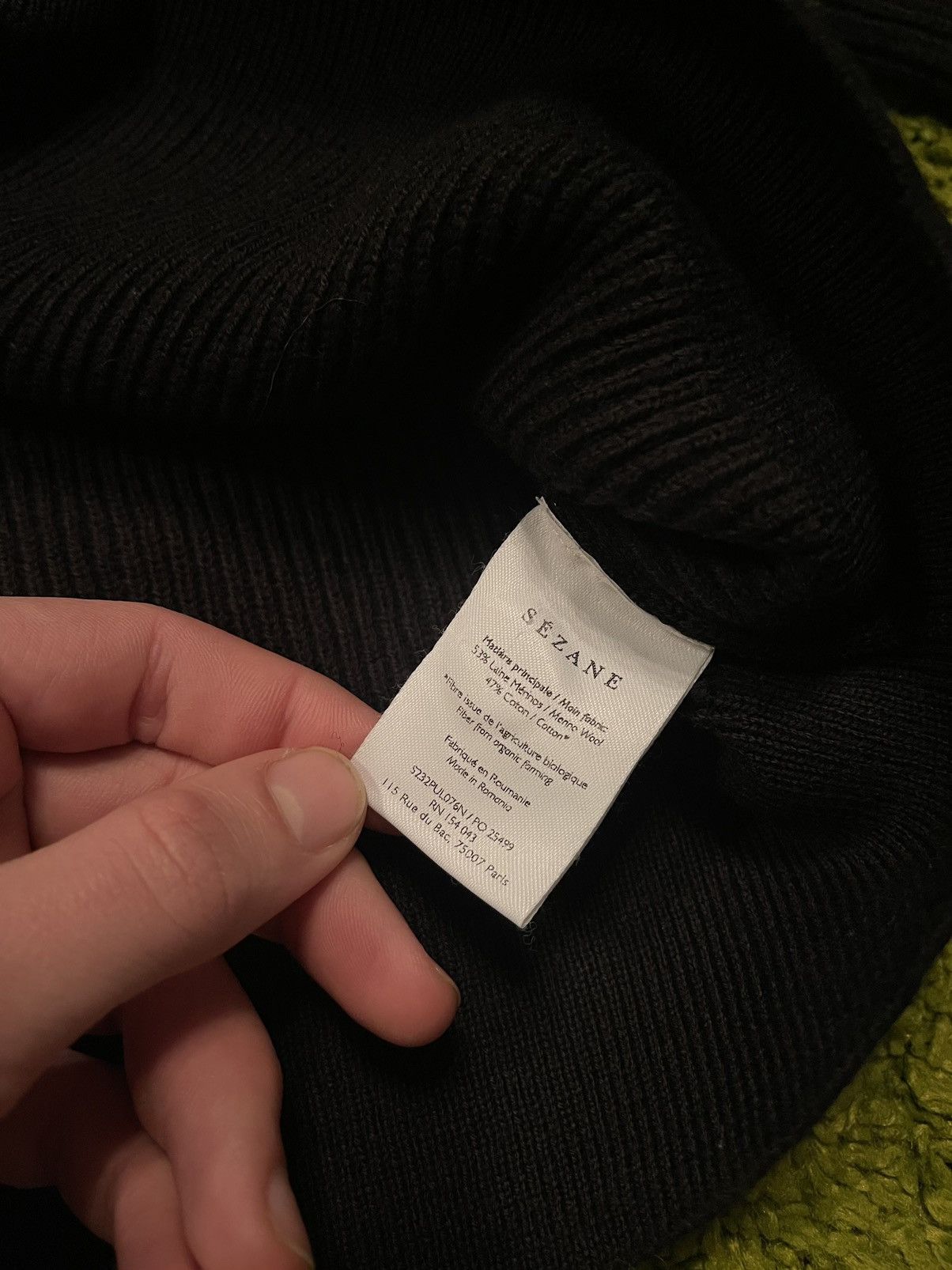 Designer × Sezane Sezane Paris oldmoney style wool blend sweater Size S / US 4 / IT 40 - 5 Thumbnail