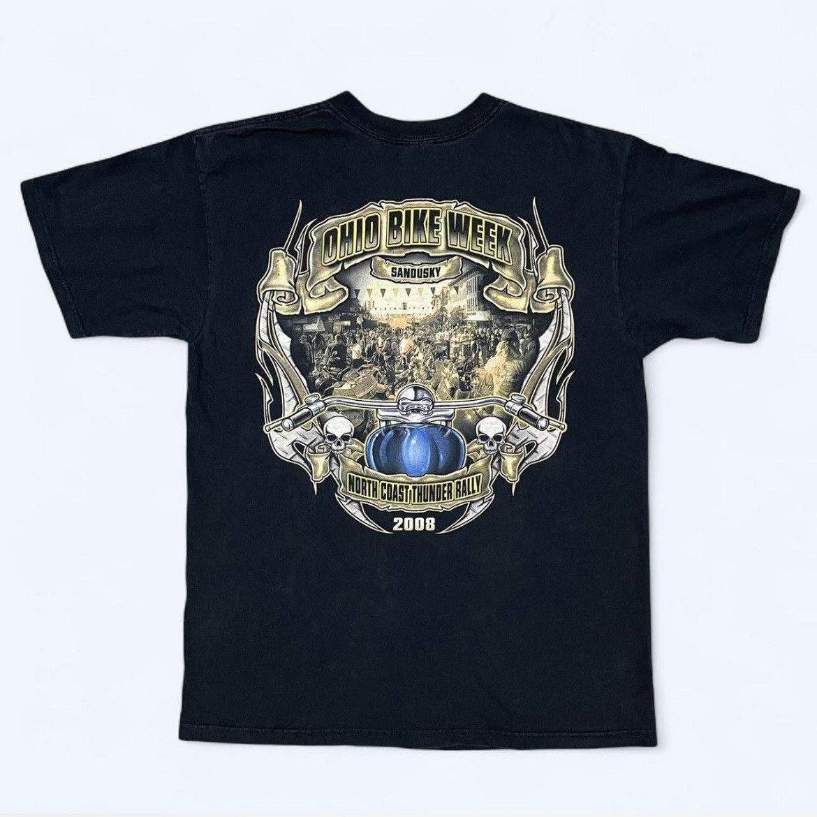 Anvil 2008 North Coast Thunder Rally Ohio Bike Week Sandusky Tee Size US L / EU 52-54 / 3 - 1 Thumbnail
