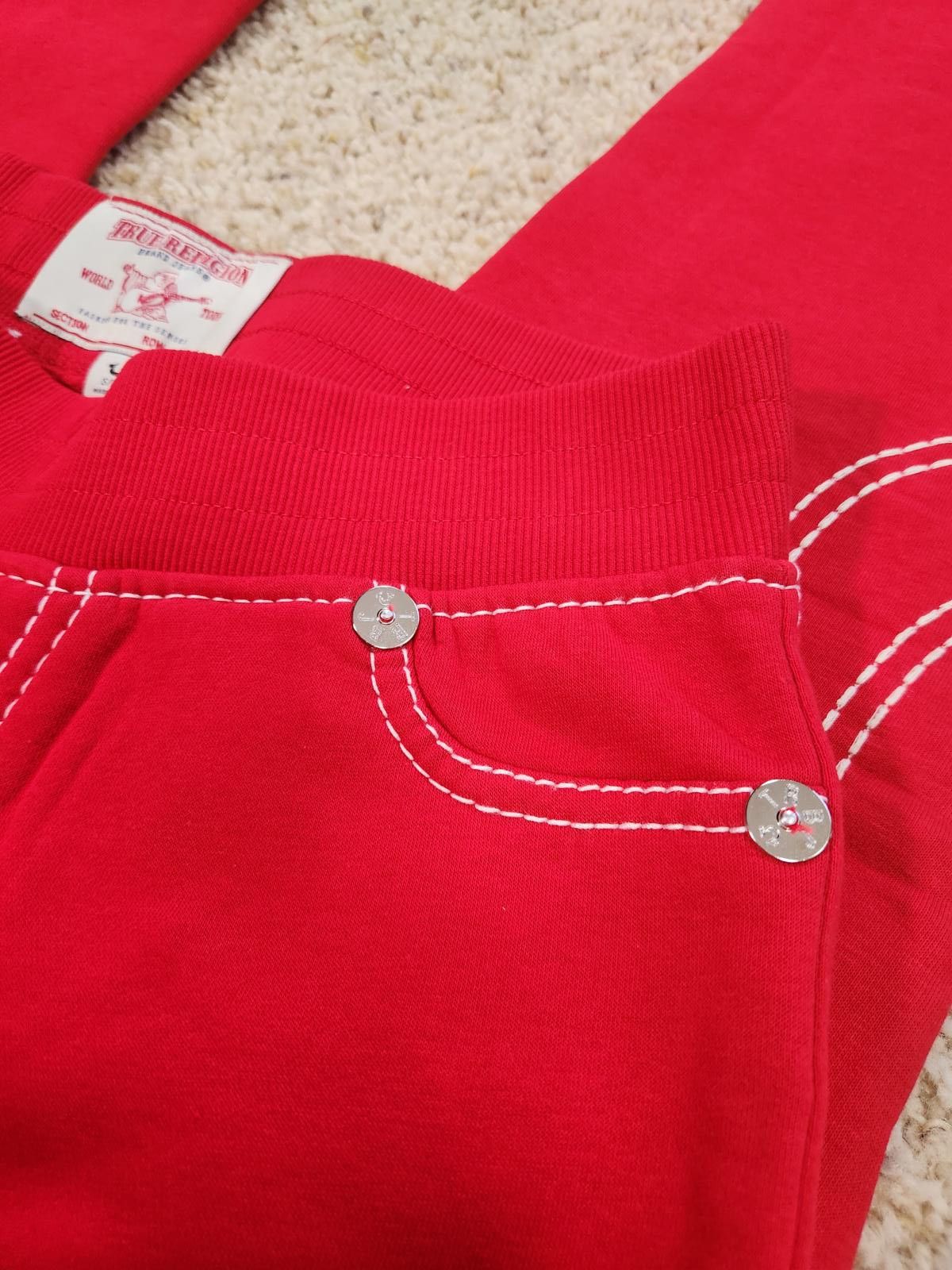 True Religion NEW True Religion Pull-On Flare Jeans Red Anniversary Small Size 28" / US 6 / IT 42 - 2 Thumbnail