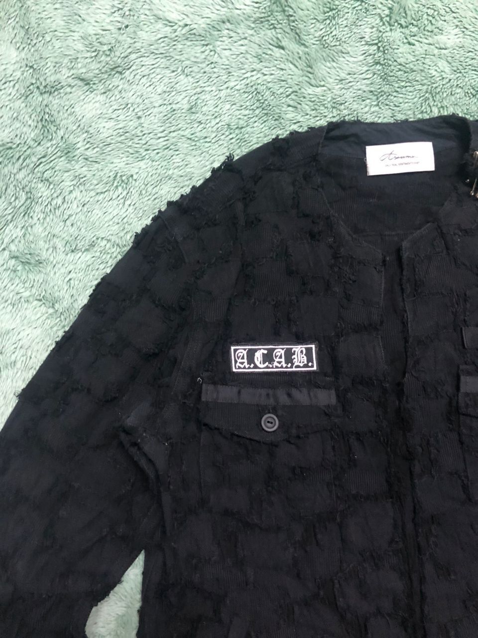 Japanese Brand AZUMA ANTI CRAFT PATCHWORK DESIGN CUSTOM PIN GOTHIC STYLE Size US M / EU 48-50 / 2 - 5 Thumbnail