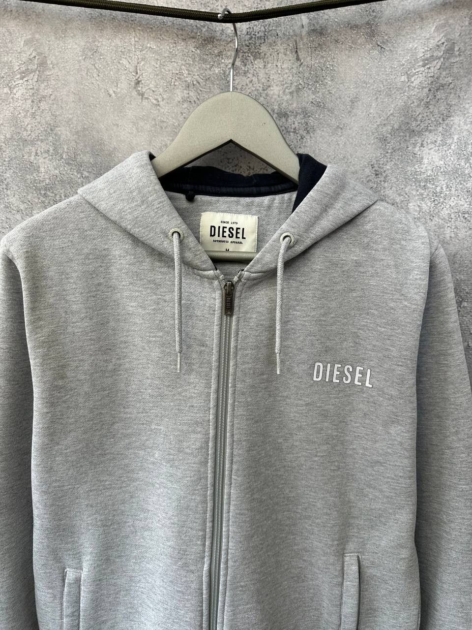 Diesel Diesel Full Zip Hoodie y2k Gray Hooded Sweater Size US M / EU 48-50 / 2 - 5 Thumbnail