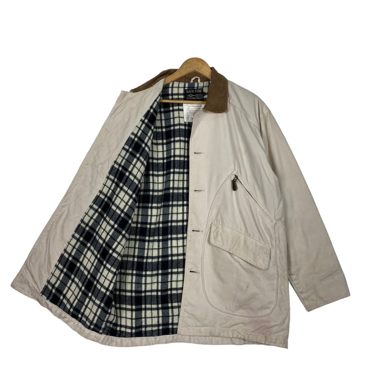 Japanese Brand Vintage Back-Fire Bird Of Paradise Chore Jacket Size US L / EU 52-54 / 3 - 1 Thumbnail