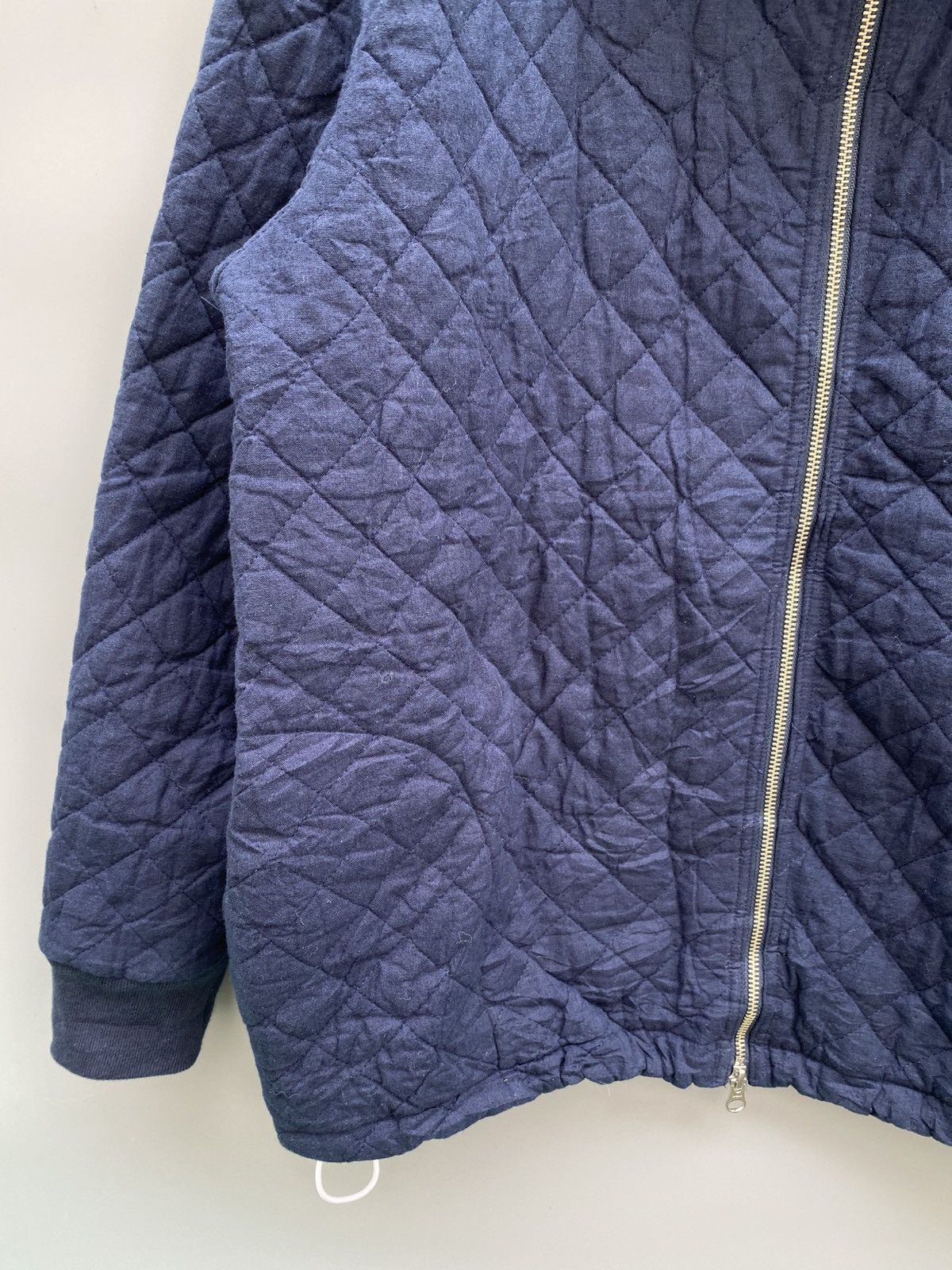 Japanese Brand Rehacer- Hand-Dyed Indigo Quilted Jacket Size US L / EU 52-54 / 3 - 8 Thumbnail