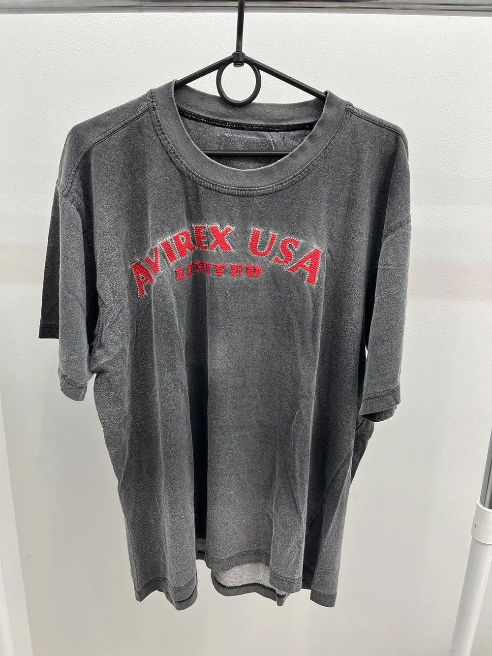 Avirex Vintage Avirex Faded Cotton High Neck T-Shirt Tee Size US L / EU 52-54 / 3 - 1 Thumbnail