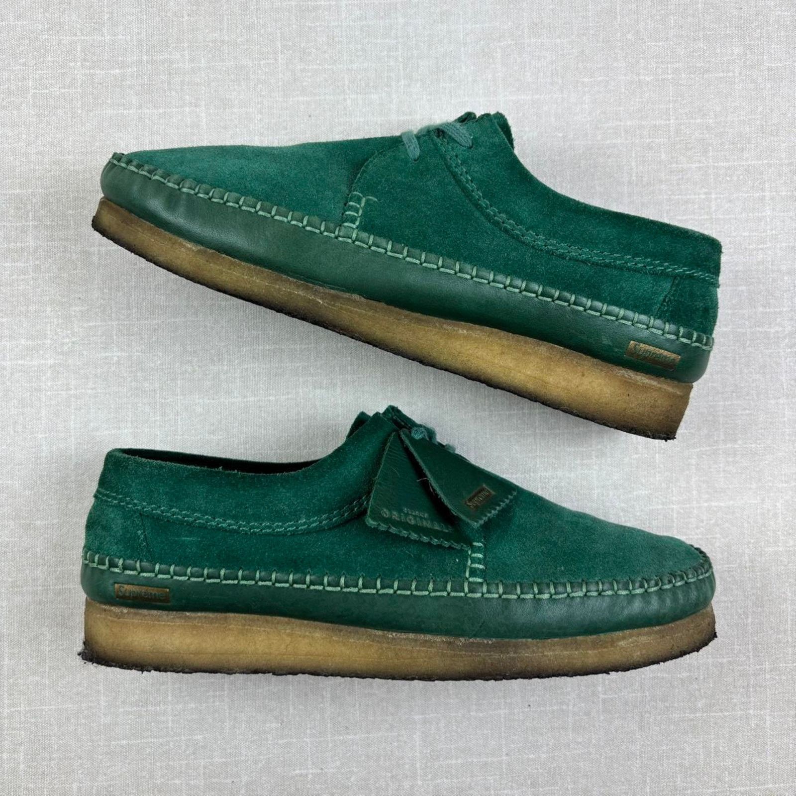 Supreme 🍀 2018 Supreme x Clarks Weaver “Green” 11M Size US 11 / EU 44 - 2 Thumbnail