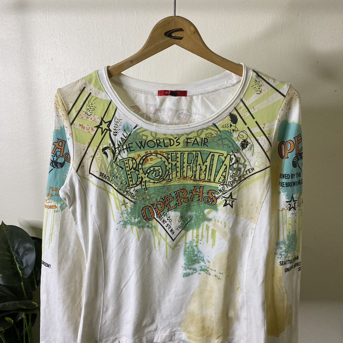 Japanese Brand Noun Bohemia Operas Design In Paris LS Tee Made in Japan Size S / US 4 / IT 40 - 2 Thumbnail