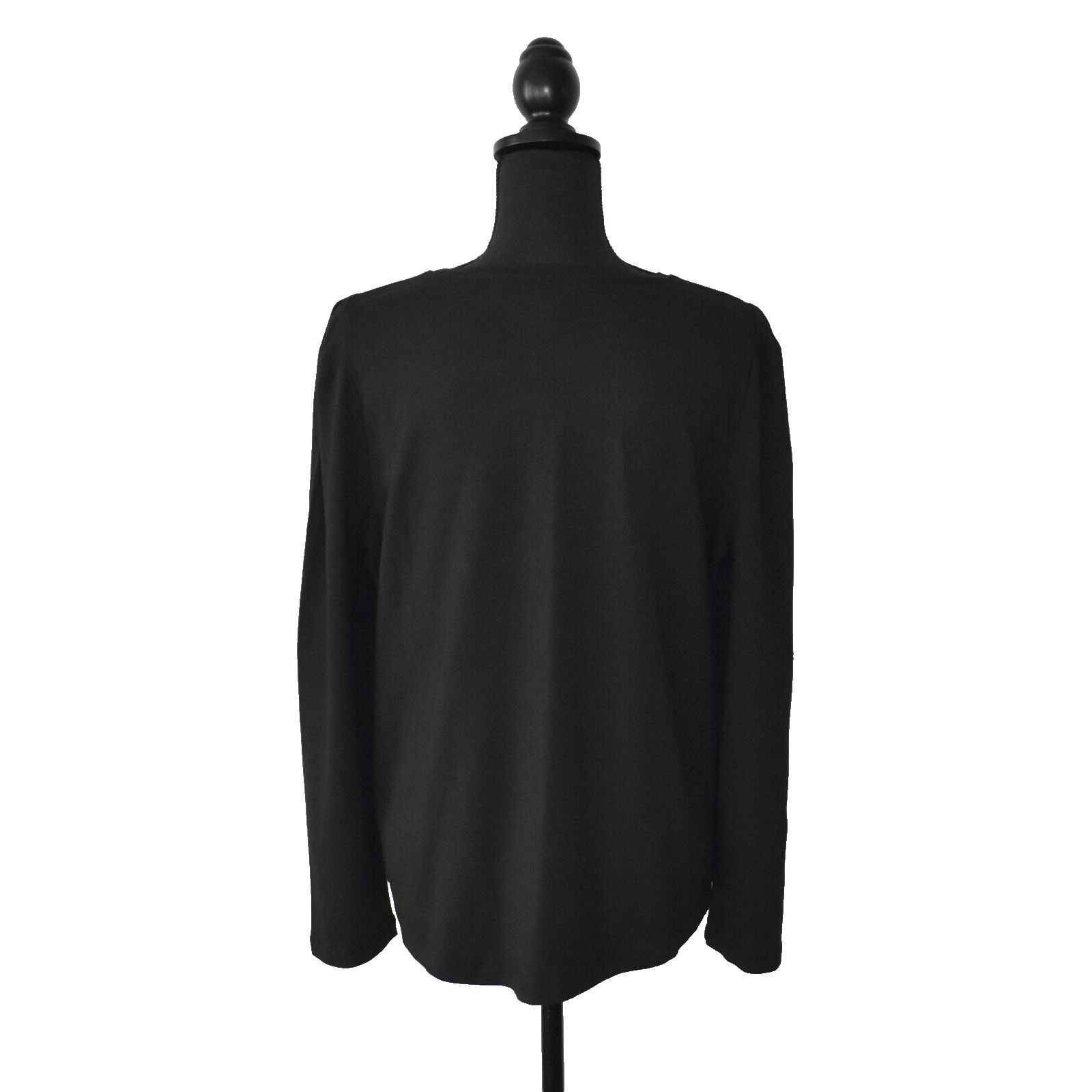 Chicos NWT CHICOS Cotton Knit Embroidered Beaded Top Size 2/L $89 Size L / US 10 / IT 46 - 4 Thumbnail