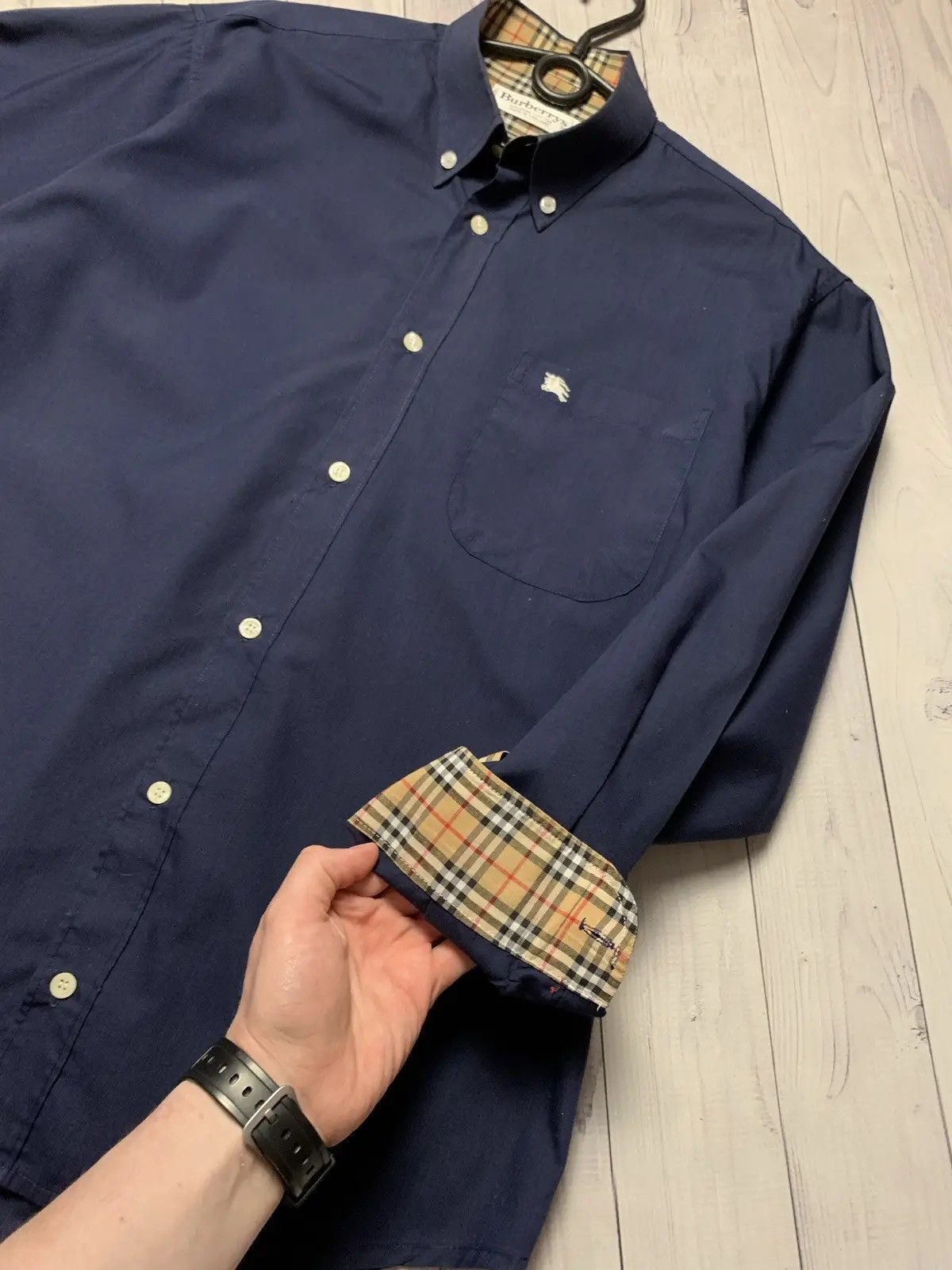 Burberry Vintage Burberry's shirt plaid size L Size US L / EU 52-54 / 3 - 3 Thumbnail