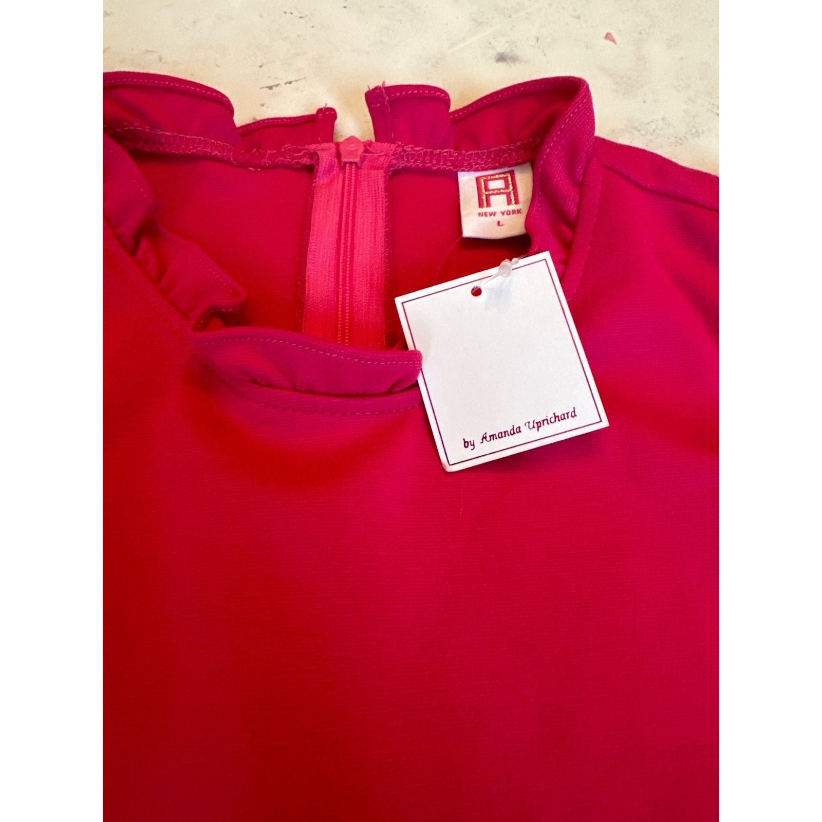 Amanda Uprichard Amanda Uprichard fuchsia sleeveless sheath dress size Large Size L / US 10 / IT 46 - 5 Thumbnail