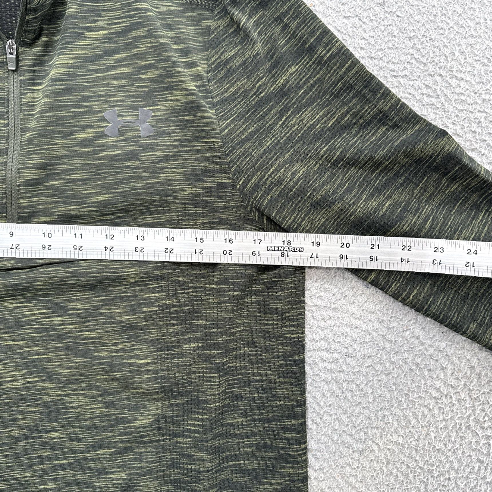 Under Armour Under Armour HeatGear Pullover Men’s Green Long Sleeve 1/4 Zip SZ M Lightweight Casual Activewear Golf Gym Running Jacket Regular Fit Size US M / EU 48-50 / 2 - 4 Thumbnail
