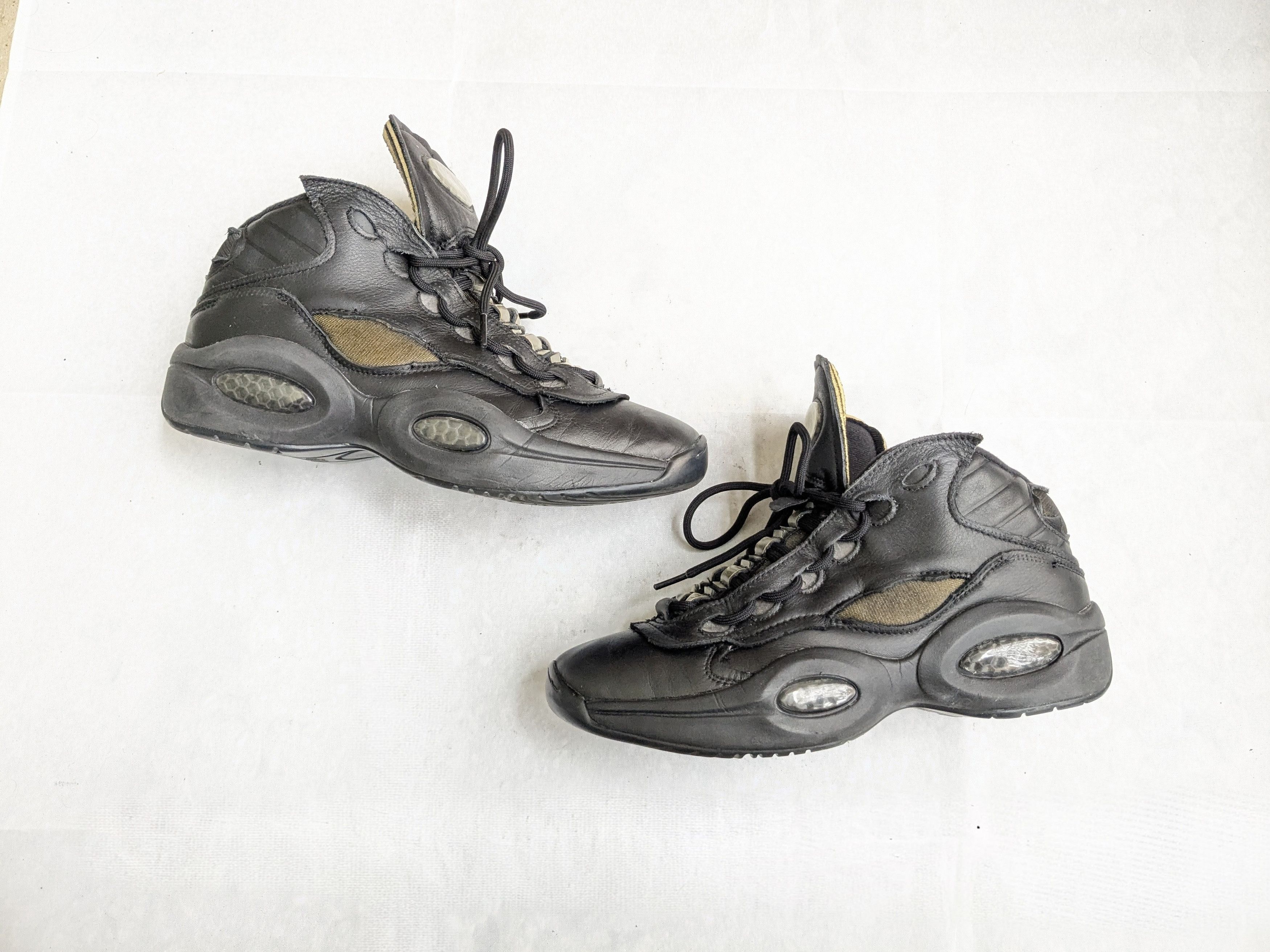 Maison Margiela Reebok Question Black 10.5 Leather