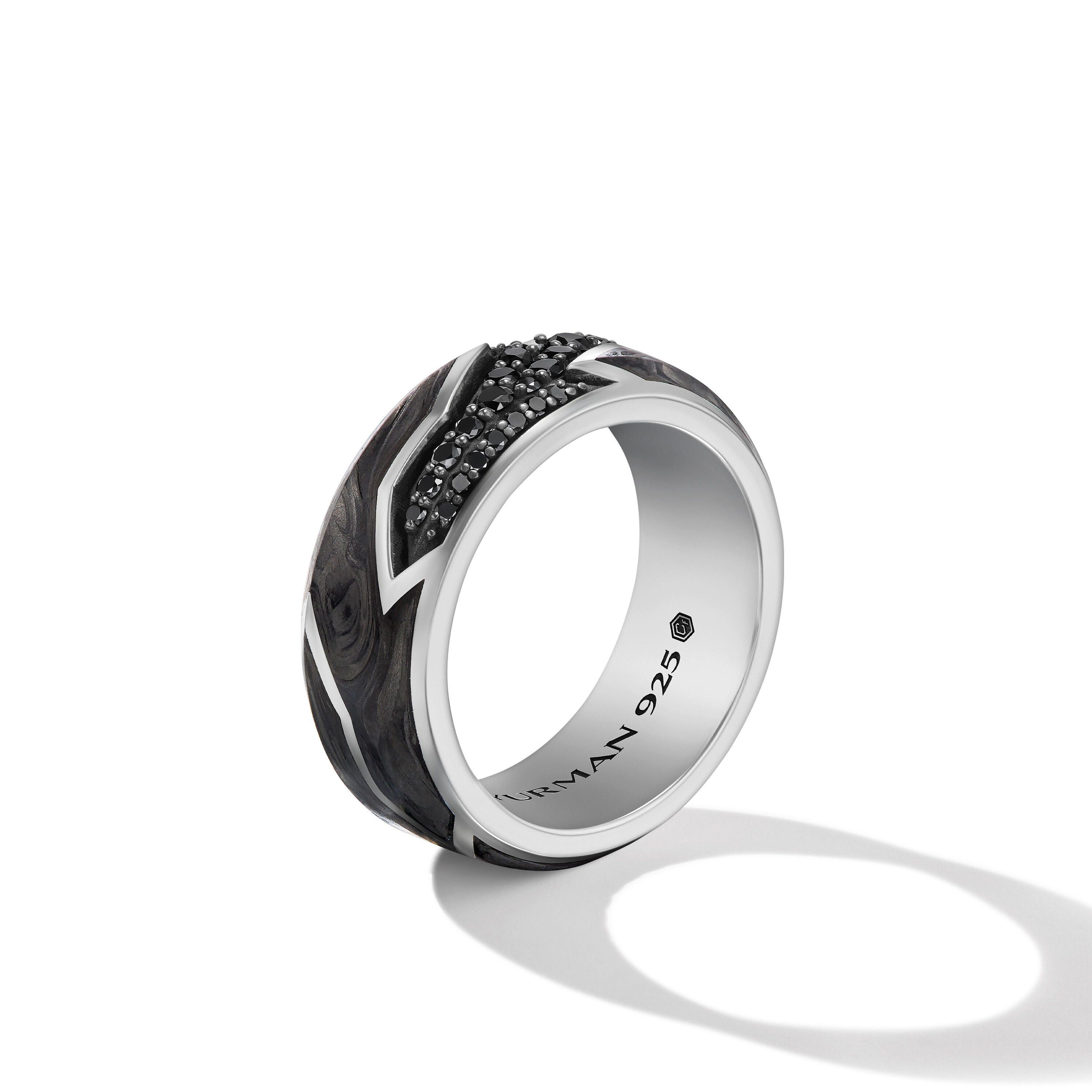 David Yurman o1w1db10526 R15770M/Size 8/ Beveled Band Ring in Silver Size ONE SIZE - 3 Thumbnail