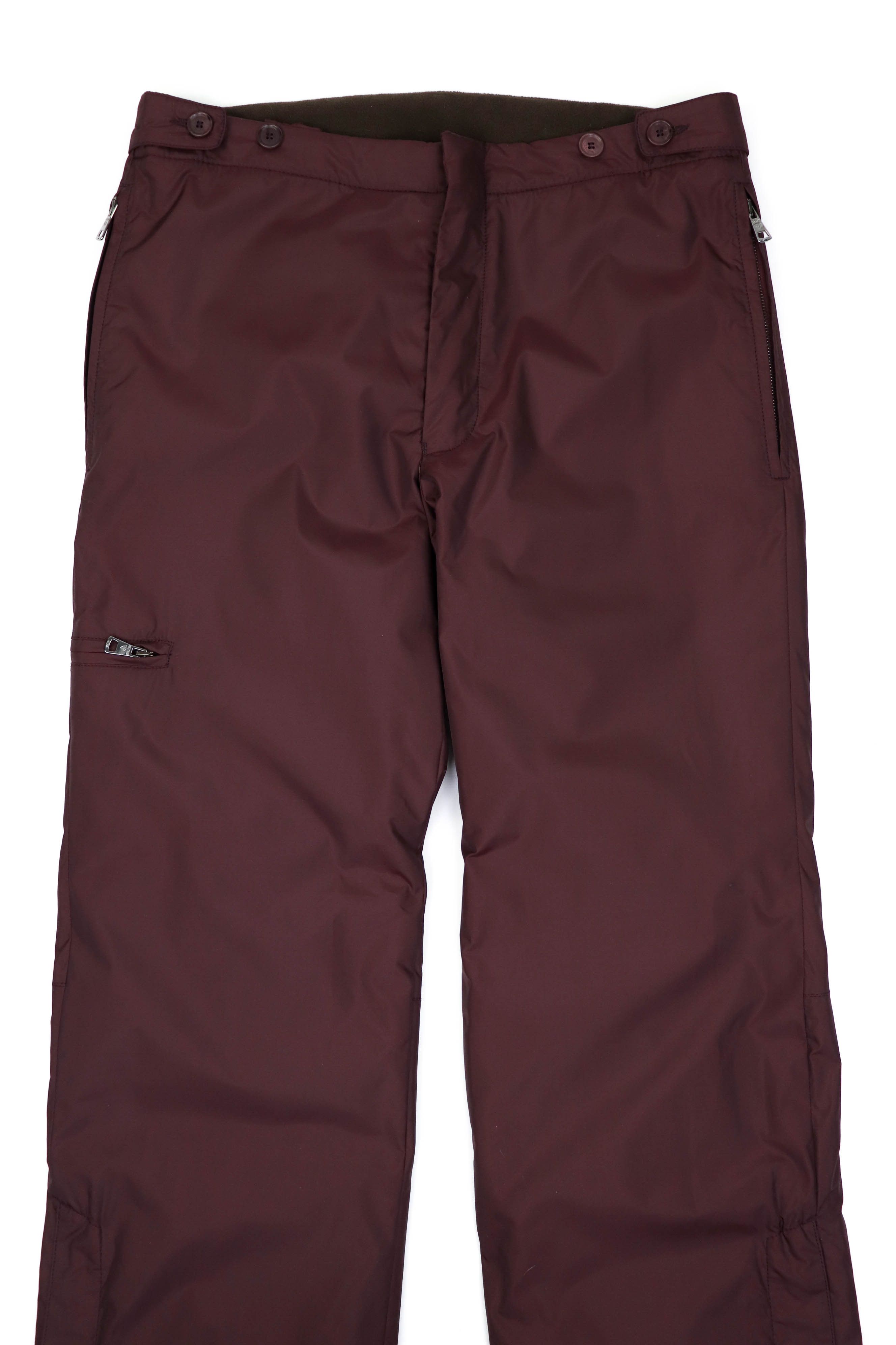 Other Post Card Burgundy Nylon Snow Ski Pants Size US 34 / EU 50 - 3 Thumbnail