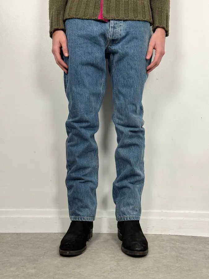 Helmut Lang Helmut Lang Classic Blue Denim Jeans Size US 32 / EU 48 - 2 Thumbnail