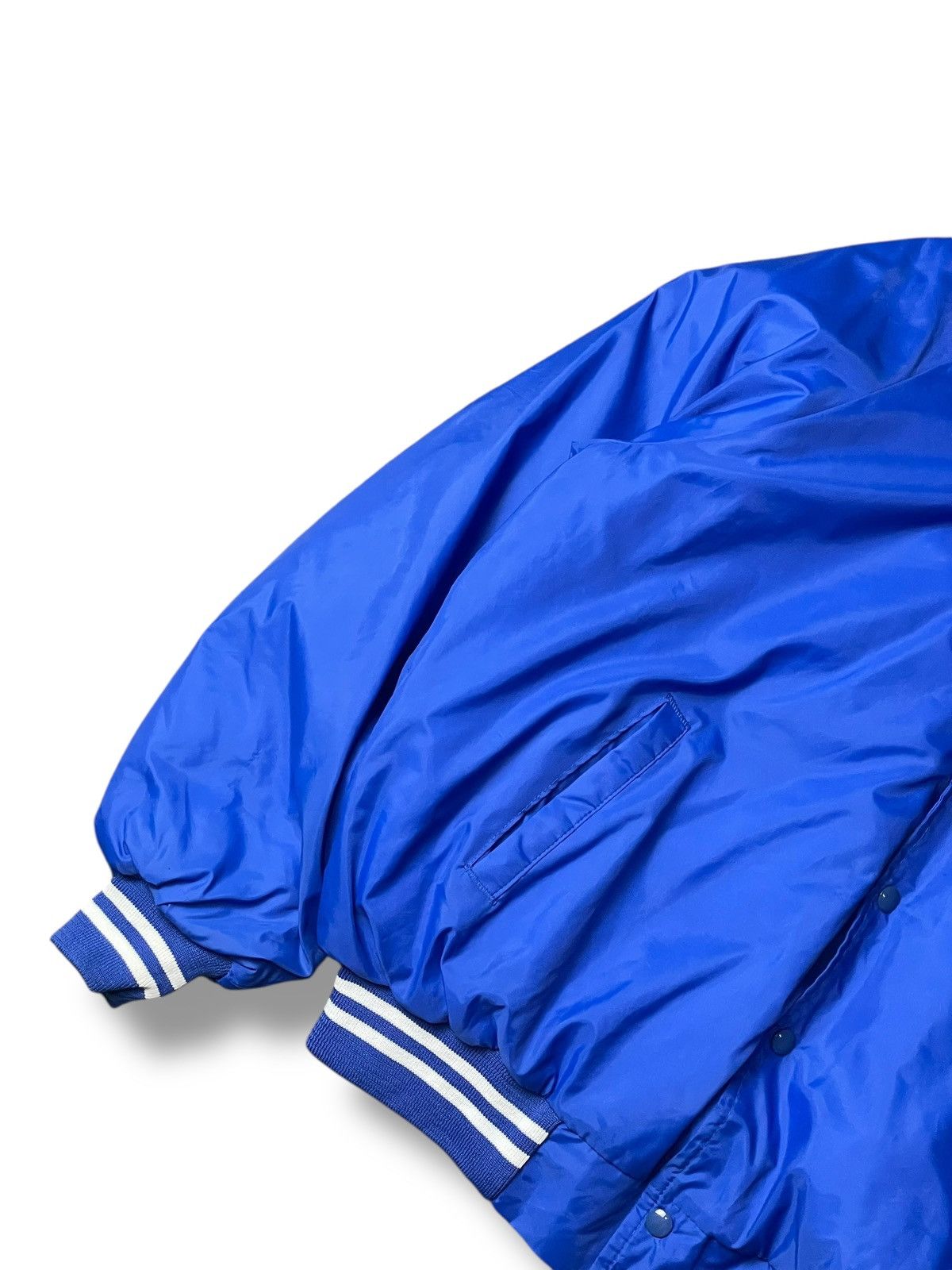 Japanese Brand × Vintage K-Brand Nylon Varsity Buttoned Jacket (114) Size US XL / EU 56 / 4 - 3 Thumbnail