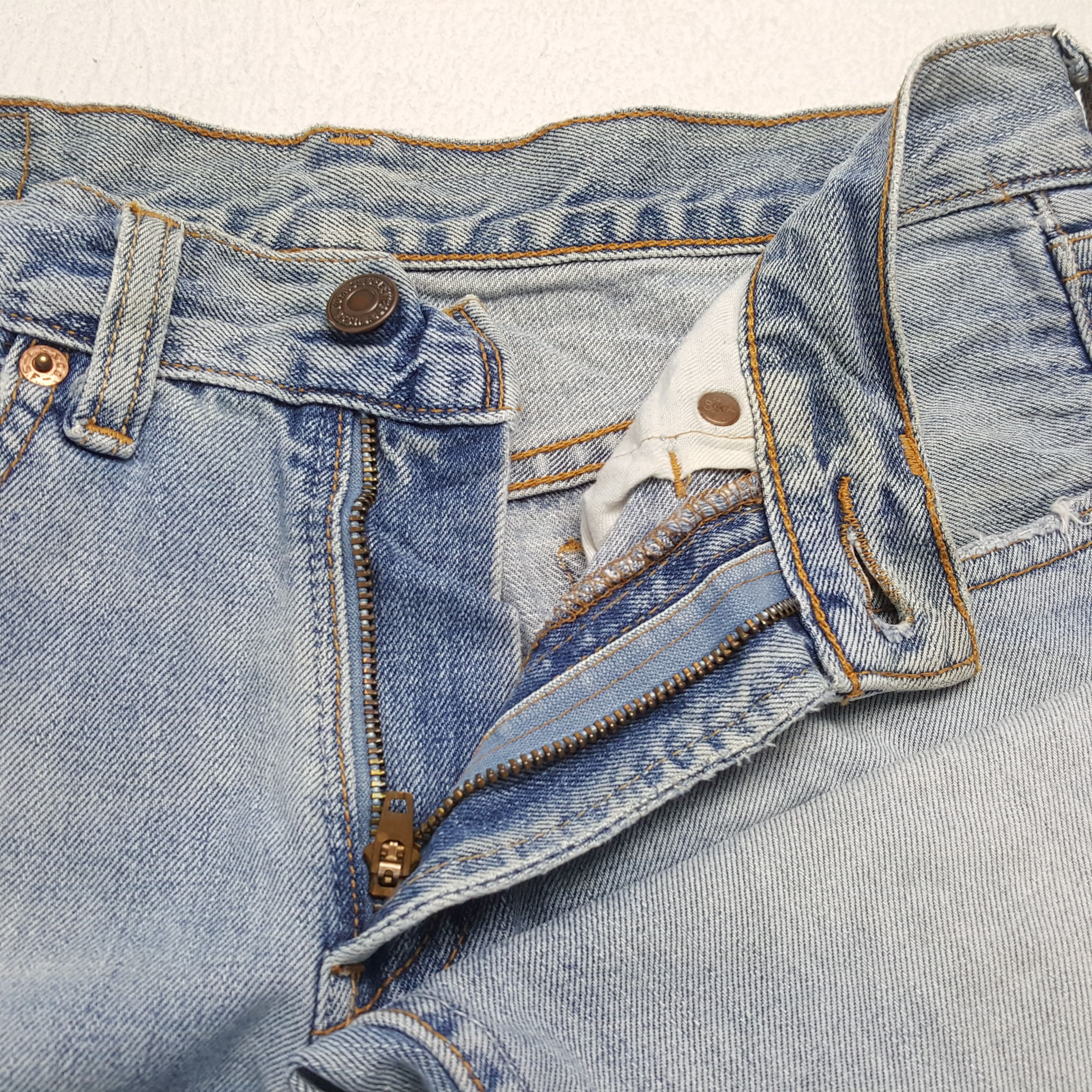 Levi's × Vintage Vintage LEVI'S 501 Distressed Denim Bootcut Jeans Size 28" / US 6 / IT 42 - 12 Thumbnail