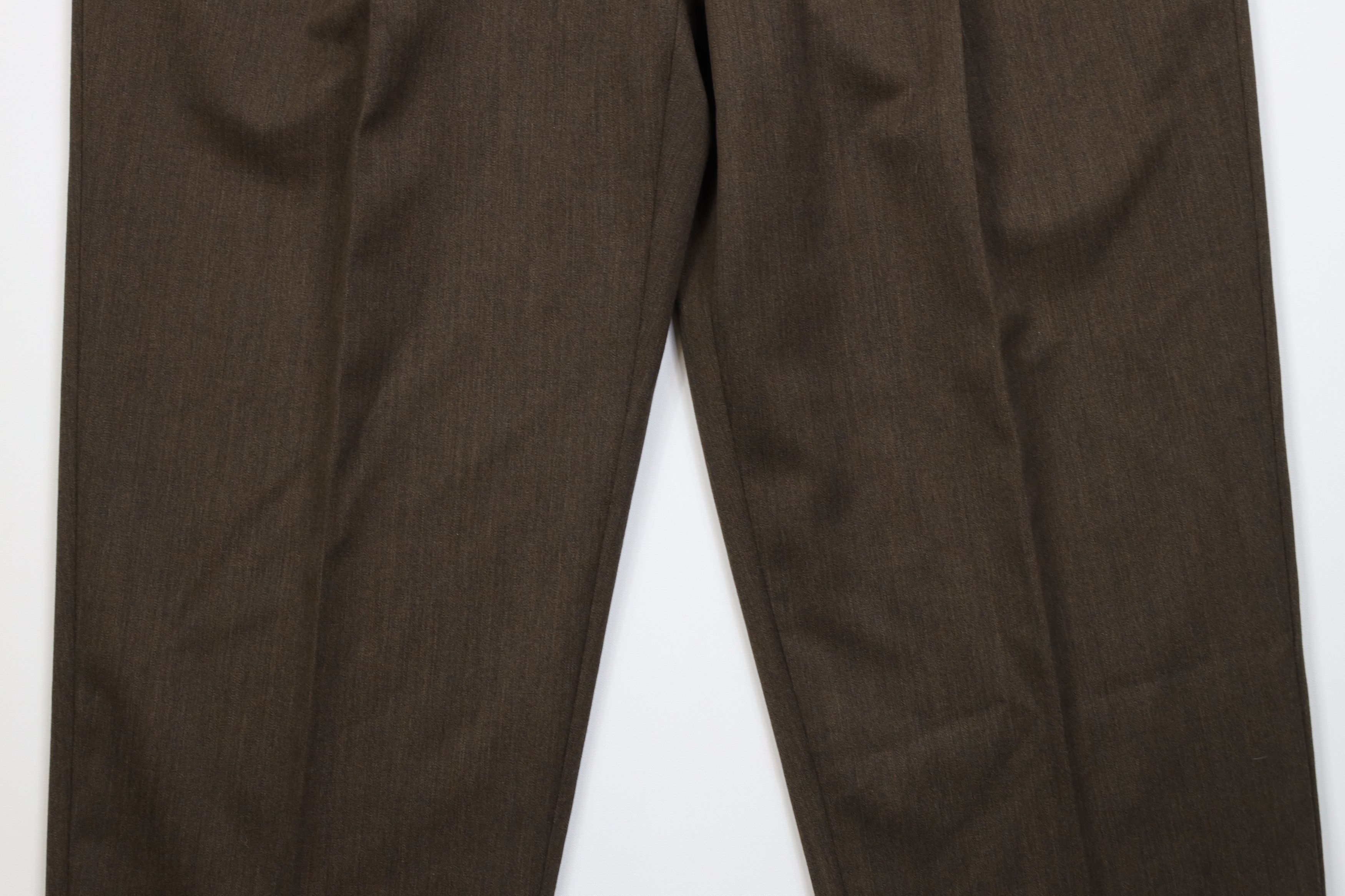 Vintage Vintage 90s Streetwear Wide Leg Chino Pants Heather Brown Size US 38 / EU 54 - 3 Thumbnail
