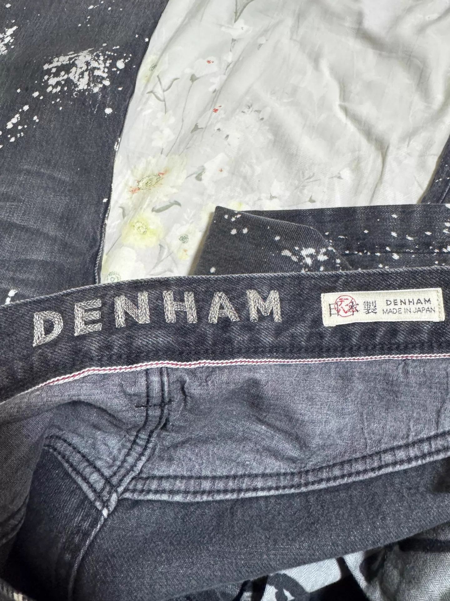 DENHAM Denham x Chen Jie 24ss Limited Dip-Dye Washed Jeans Black 29 Size US 29 - 5 Thumbnail