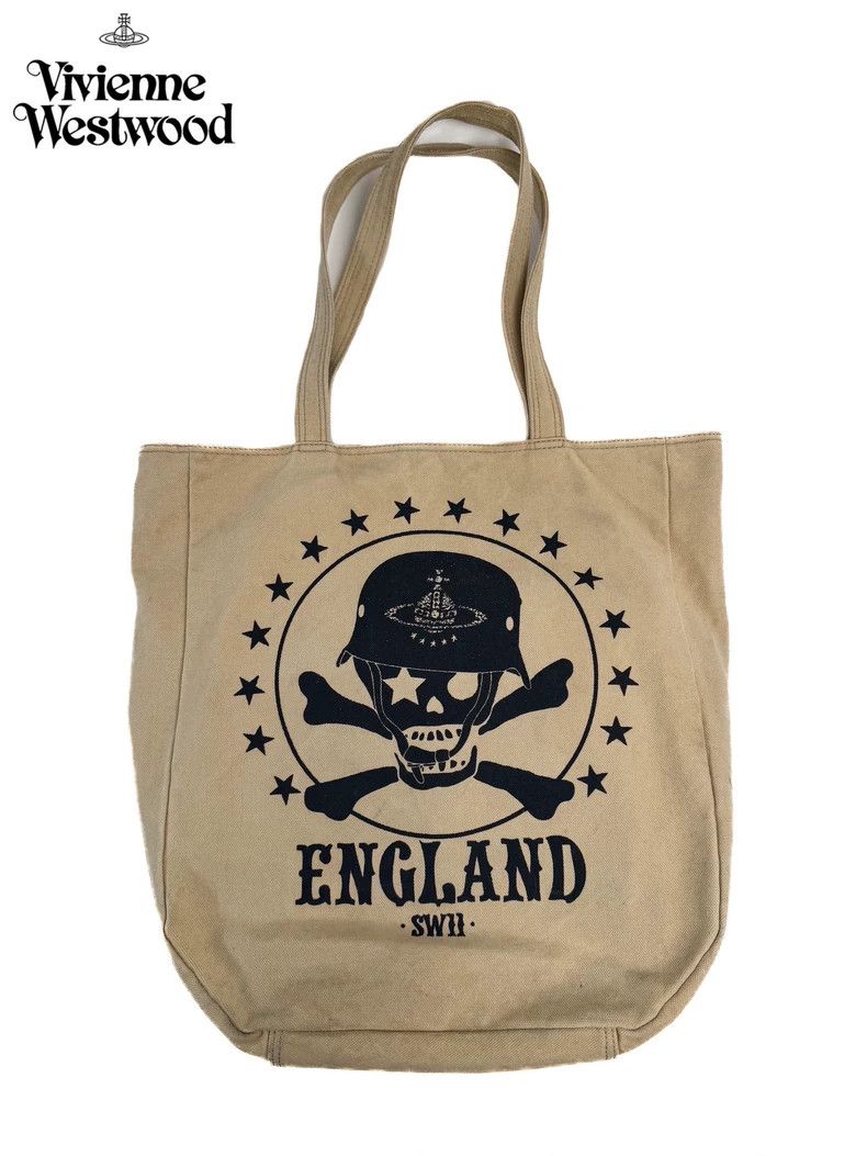 Vivienne Westwood Vivienne Westwood Skull Punk khaki canvas backpack Size ONE SIZE - 1 Thumbnail