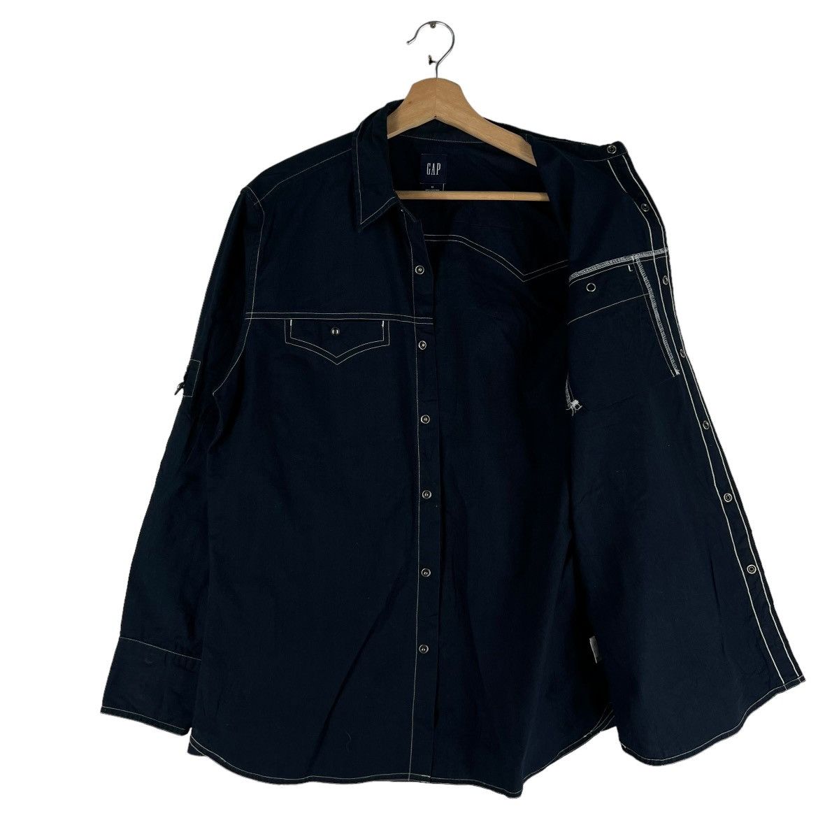 Japanese Brand 🔥VINTAGE WORK CHORE JACKET GAP DENIM ISSEY MIYAKE Size US M / EU 48-50 / 2 - 8 Thumbnail