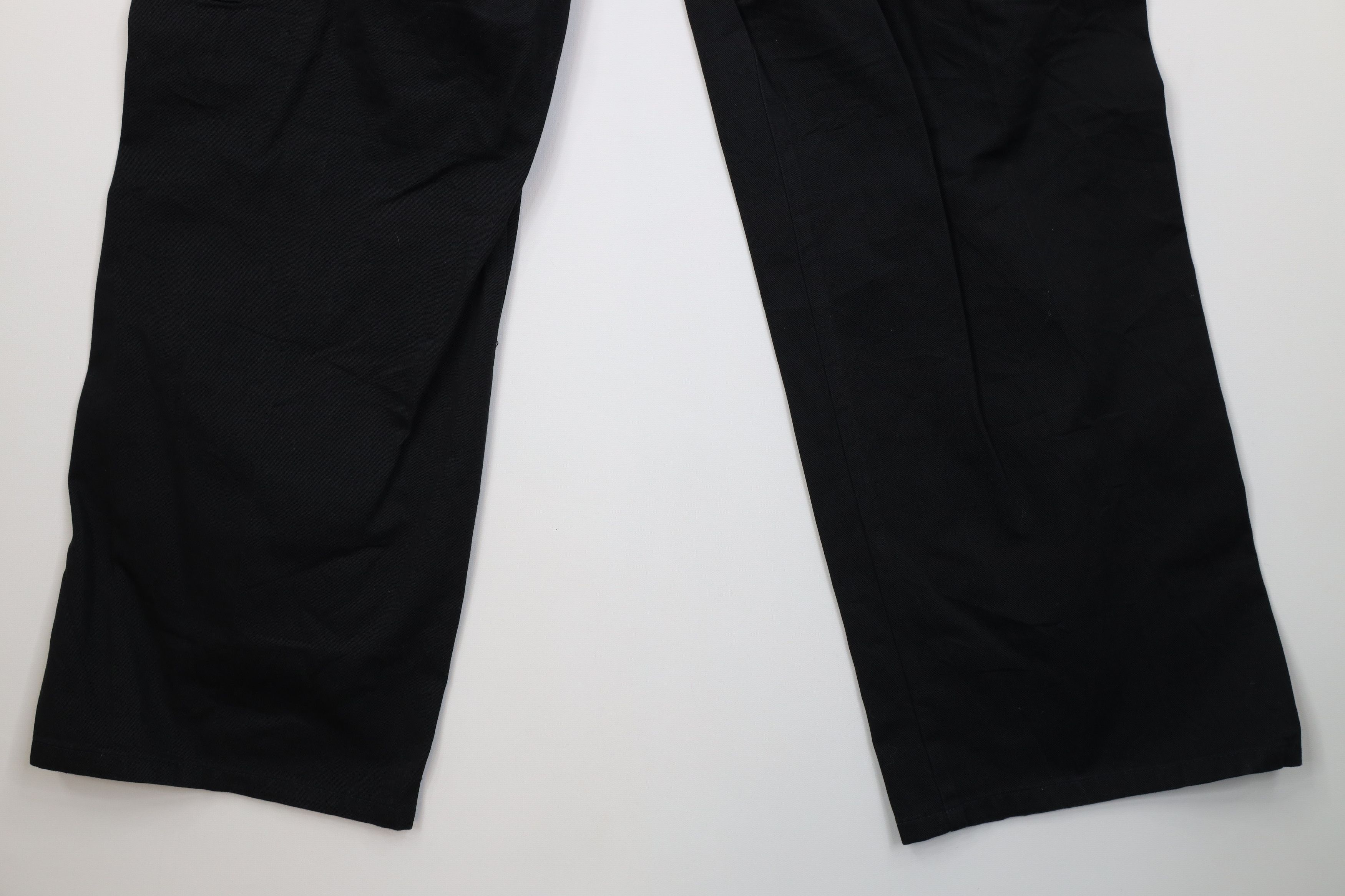 Deadstock Vintage Y2K Dickies Fit Wide Leg Cargo Pants Black