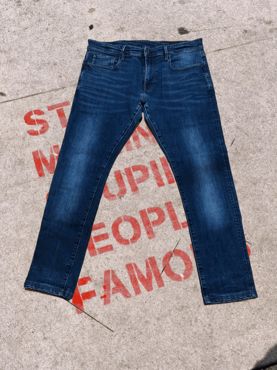 G-Star G STAR 3301 SKINNY Men’s Blue Denim Jeans Classic Fit Size US 34 / EU 50 - 1 Thumbnail