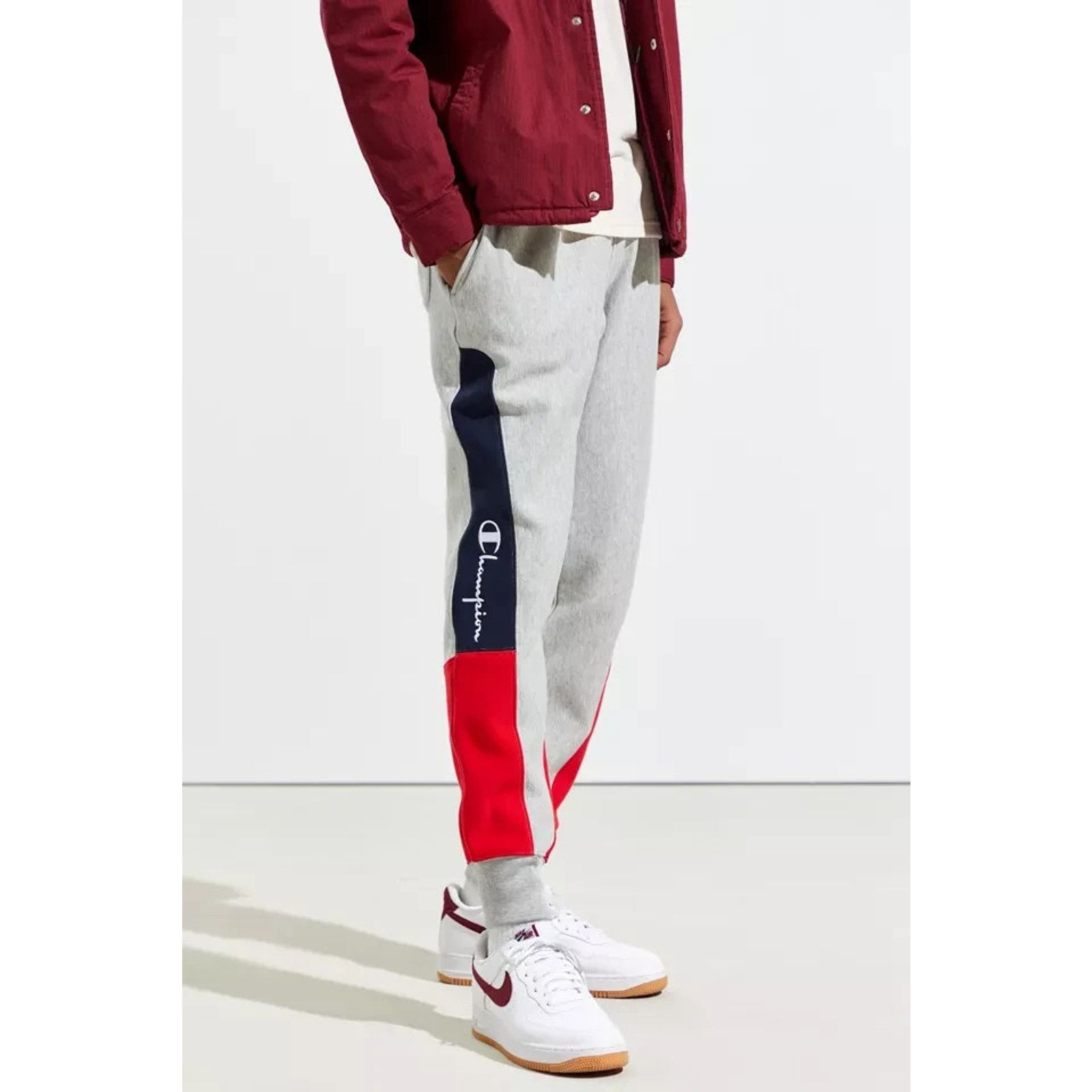 Champion CHAMPION GREY JOGGER SWEATPANTS Y2K Medium A003250 Size US 32 / EU 48 - 1 Thumbnail