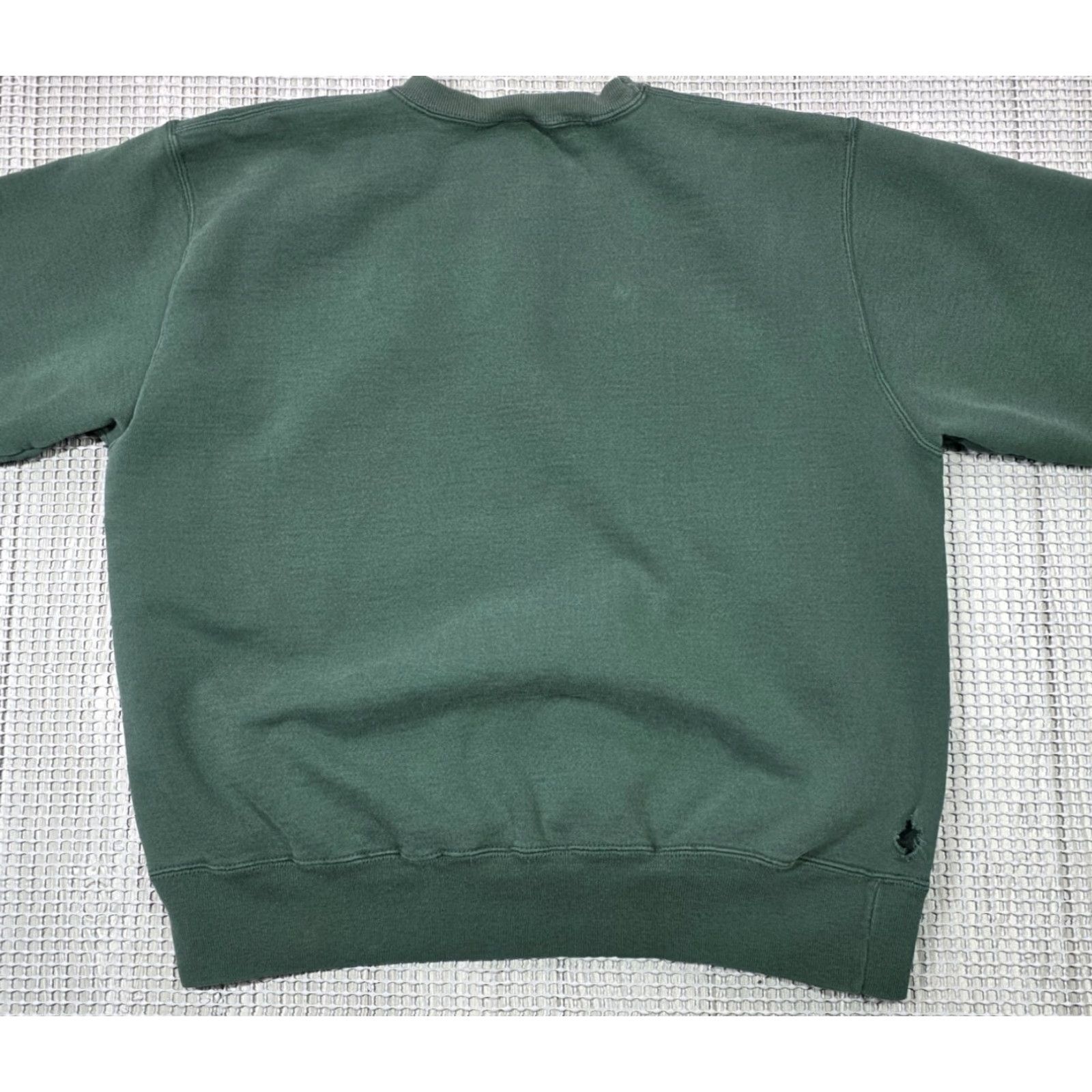 Champion VTG 90S INSIDE OUT CHAMPION CREWNECK SWEATSHIRT GREEN PURPLE EMBROIDERED XL RARE Mens Sweatshirt Champion Crewneck Size US XL / EU 56 / 4 - 6 Thumbnail