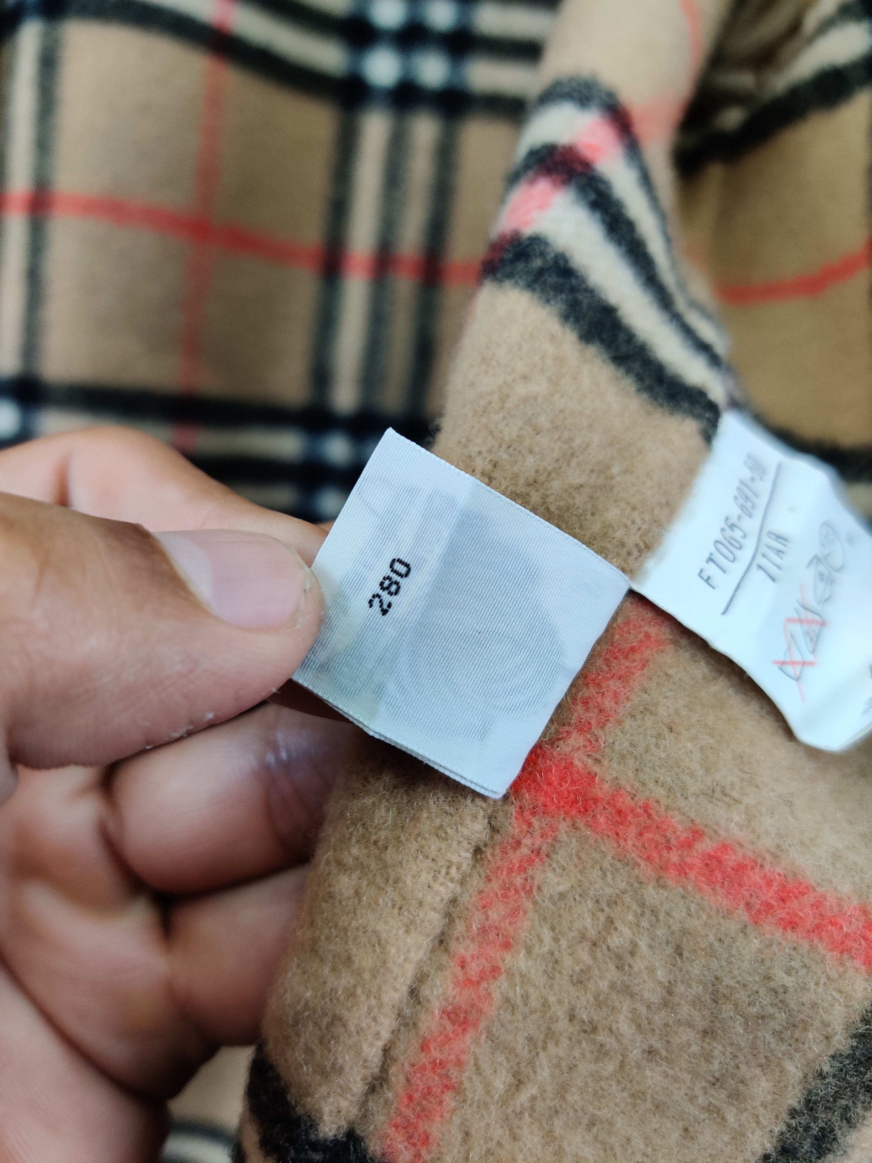 Burberry Vintage Burberry Nova Check Wool Trench Coat Size US L / EU 52-54 / 3 - 15 Thumbnail