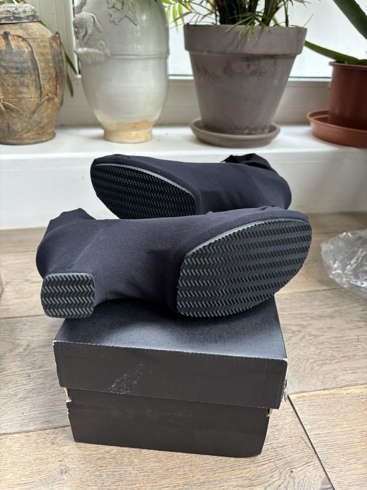 Comme des Garcons × John Fluevog John Fluevog Comme des garçons sock heels size 6.5 Size US 6.5 / IT 36.5 - 7 Thumbnail