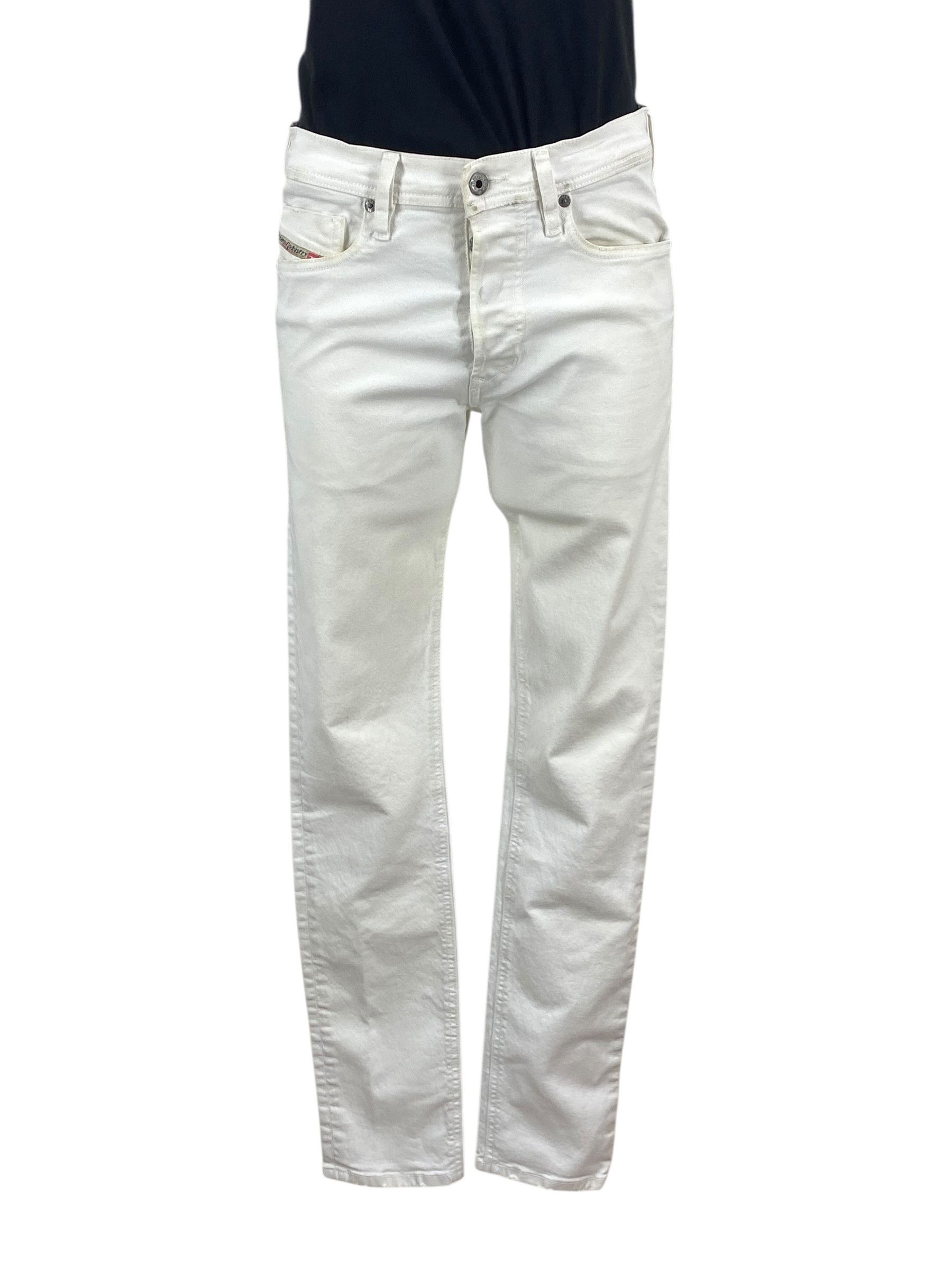 Diesel Diesel White Jeans Low Rise Skinny Jeans Size 26" / US 2 / IT 38 - 2 Thumbnail