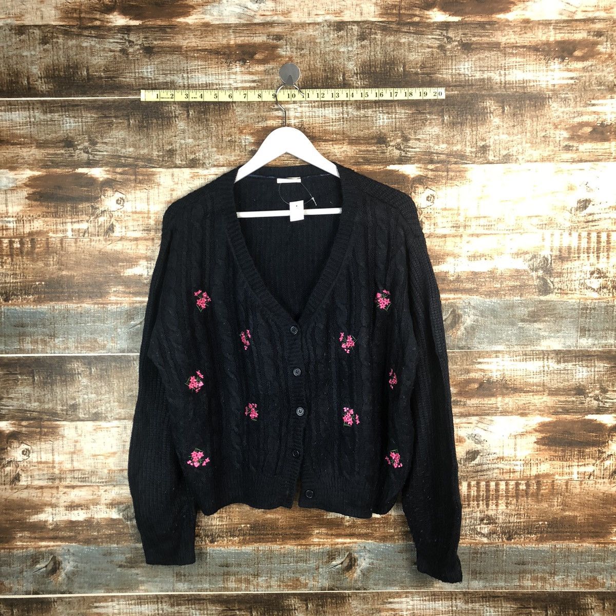 GU × Japanese Brand GU Dark Blue Cardigan Knitwear #A1458 Size M / US 6-8 / IT 42-44 - 1 Thumbnail