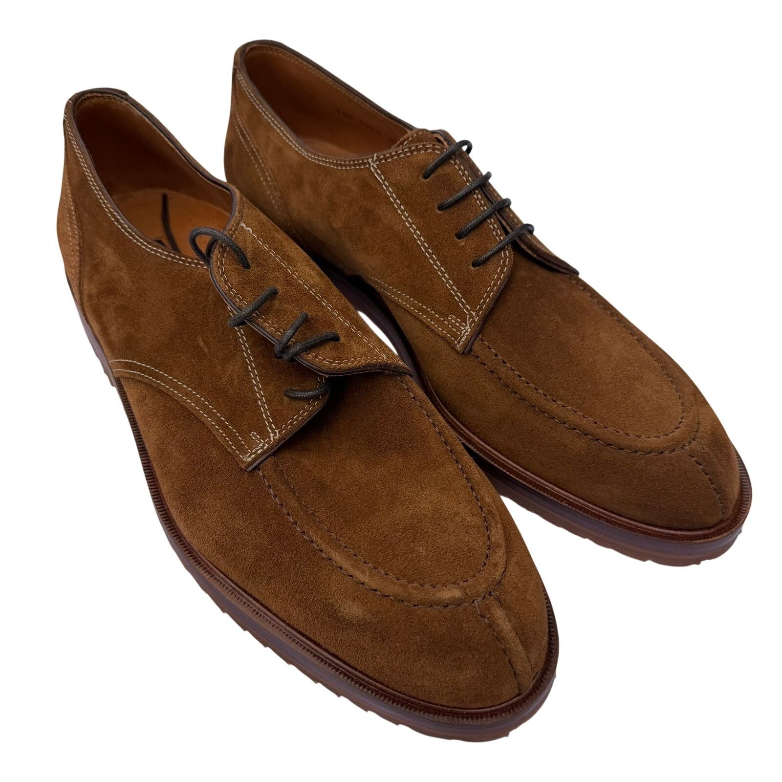 Zelli Zelli Suede Leather Norwegian Split-Toe Derby Shoes 10.5 Size US 10.5 / EU 43-44 - 2 Thumbnail