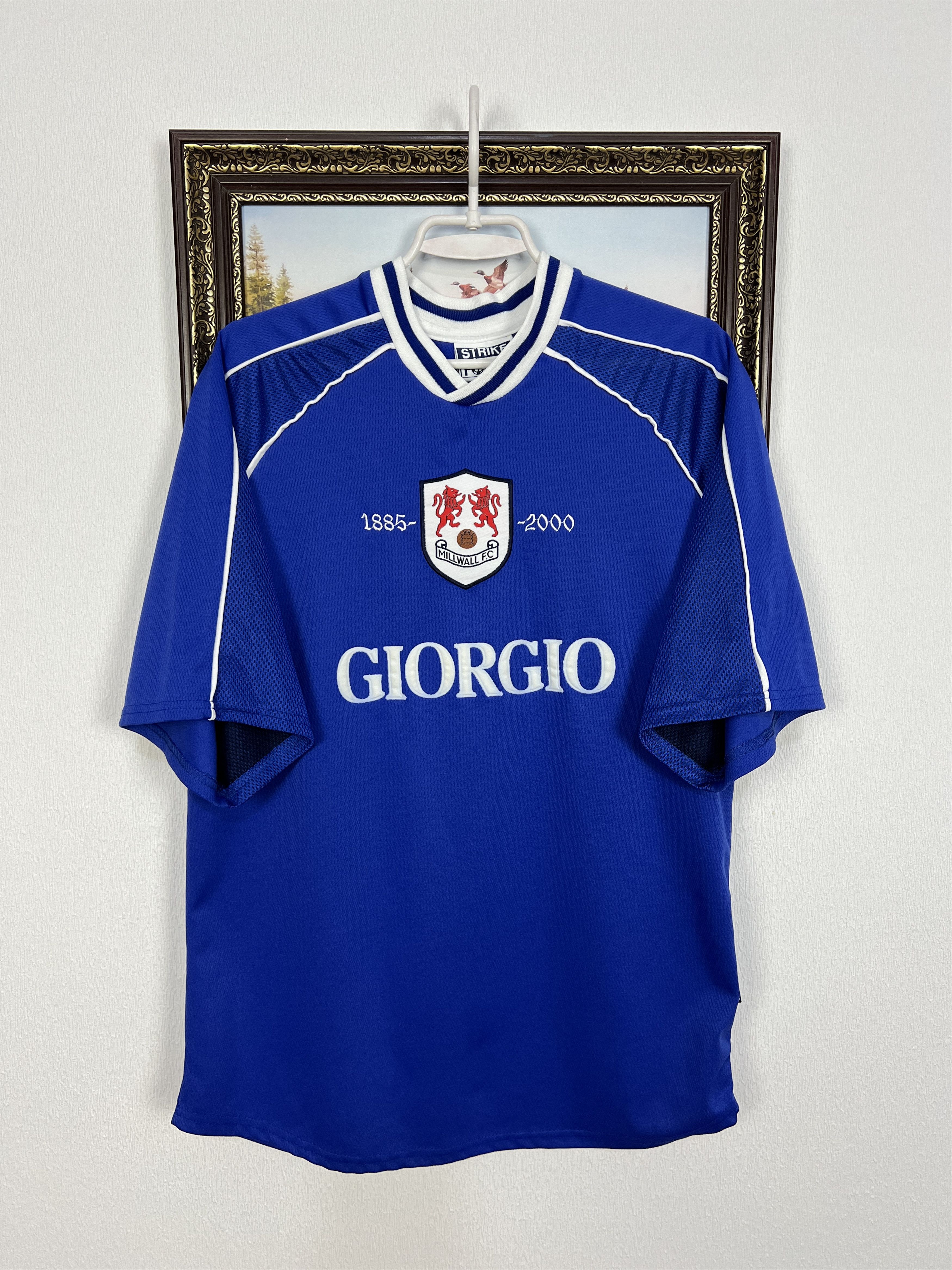 Vintage Millwall Home football shirt 2000 Soccer Blue Jersey Mens Size US M / EU 48-50 / 2 - 1 Thumbnail