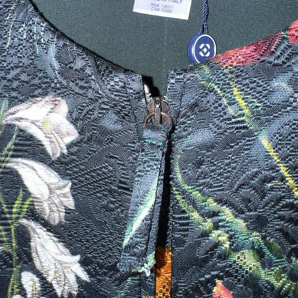Oscar De La Renta NWT Oscar De La Renta Floral Print Midi Length Dress Sz 12 Size XL / US 12-14 / IT 48-50 - 8 Thumbnail