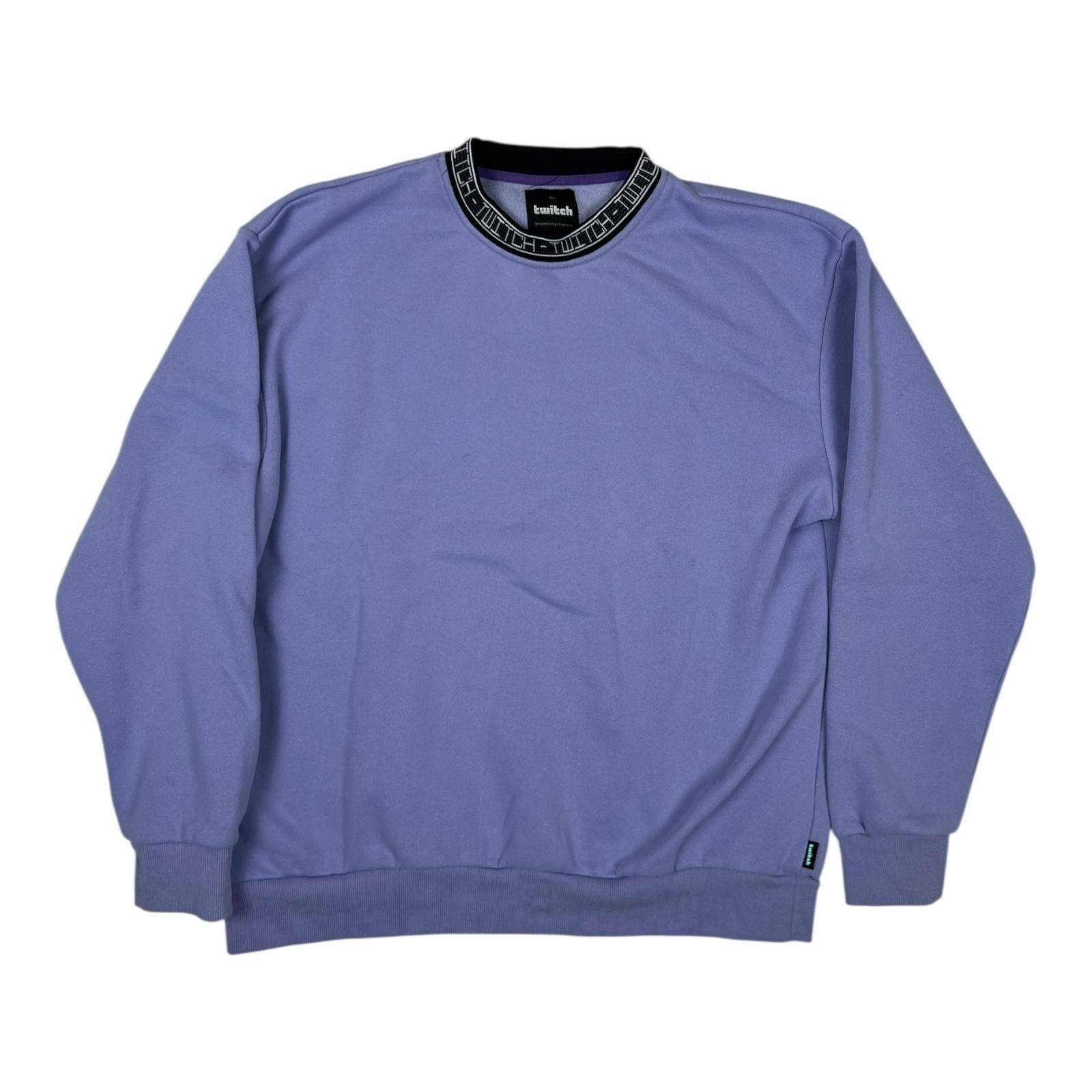 Other Twitch Sweatshirt Mens XL Purple Fleece Crewneck Pullover Ga Size US XL / EU 56 / 4 - 1 Thumbnail