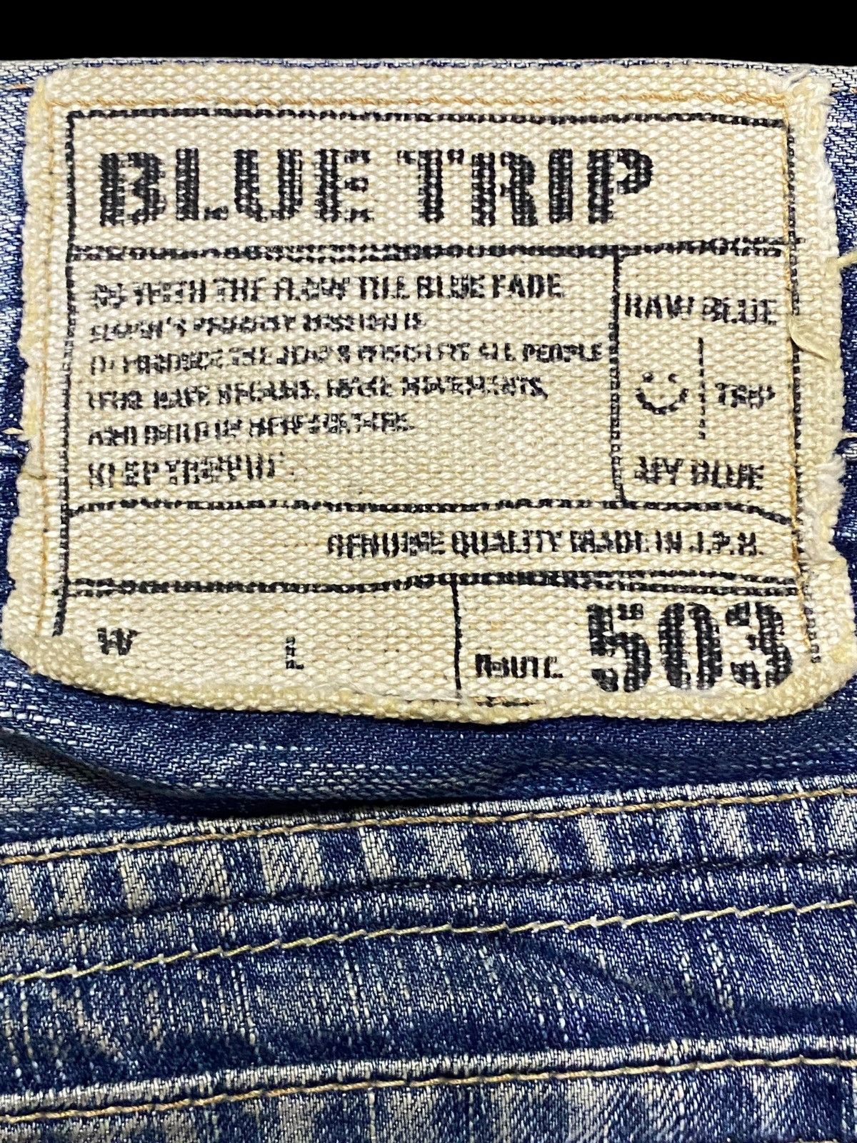 Edwin Vintage Edwin 503 Grunge Distressed Loose Jeans Size US 36 / EU 52 - 12 Thumbnail