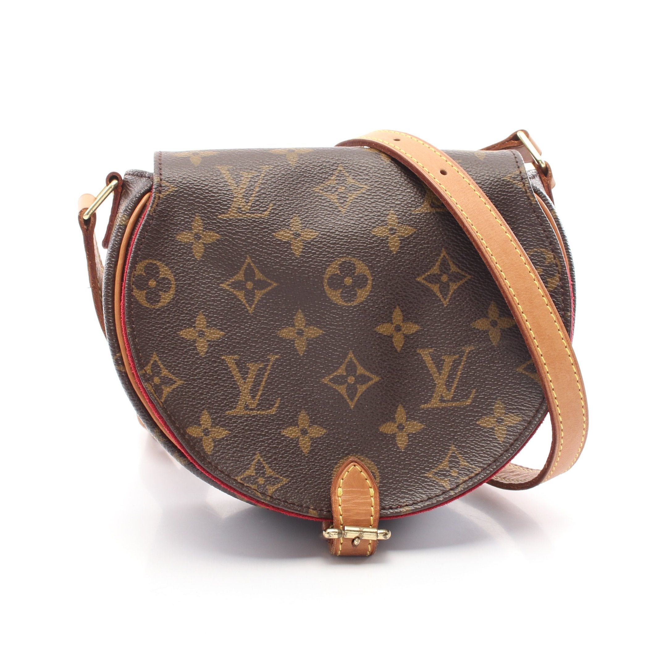 Louis Vuitton Louis Vuitton Tambourine Monogram Shoulder Bag Leather Brown Size ONE SIZE - 1 Thumbnail